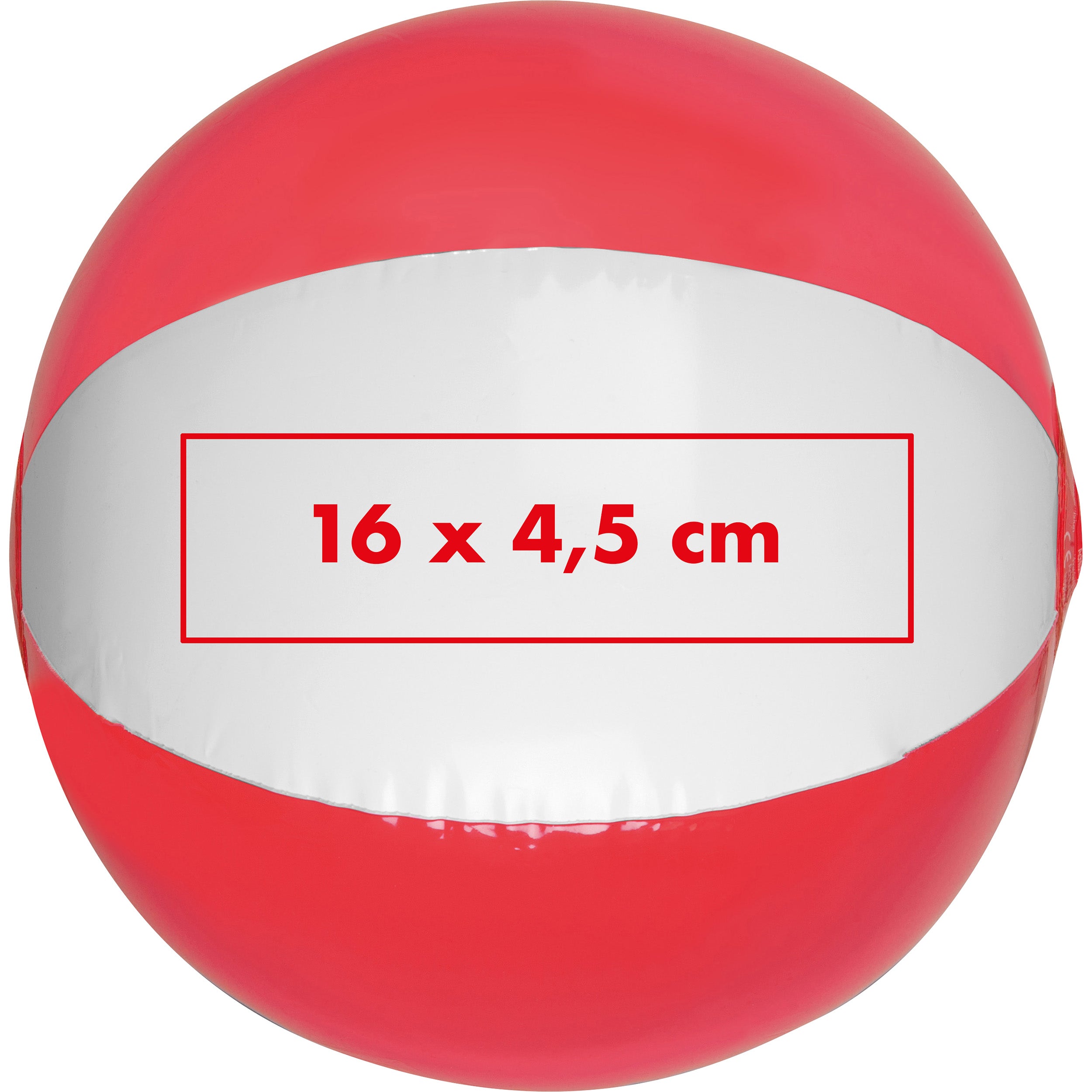Strandball bicolour farbig/transparent MARGARETHE
