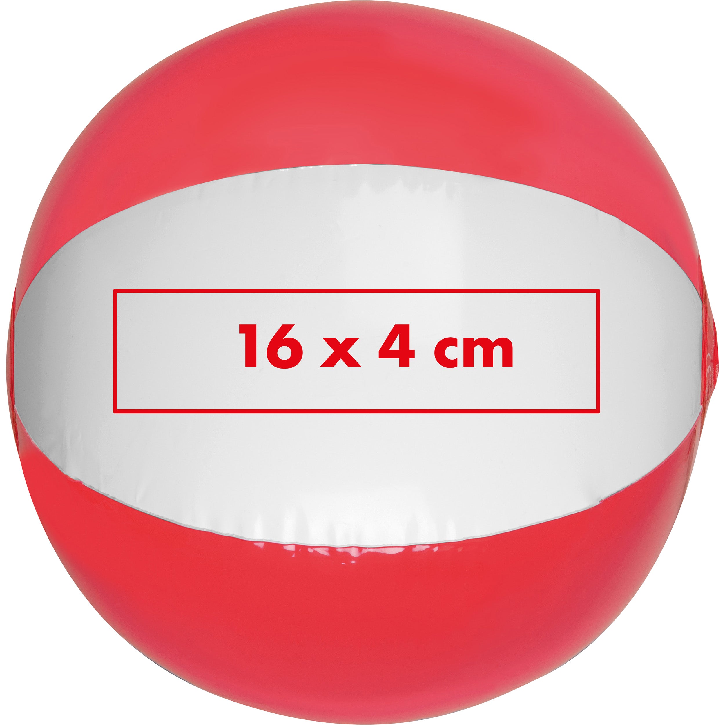 Strandball bicolour farbig/transparent MARGARETHE