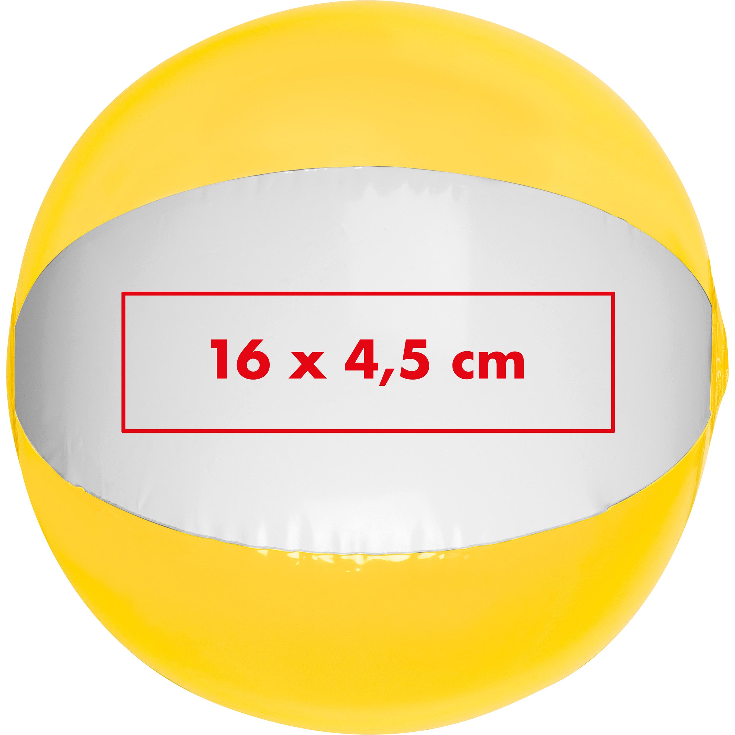Strandball bicolour farbig/transparent MARGARETHE