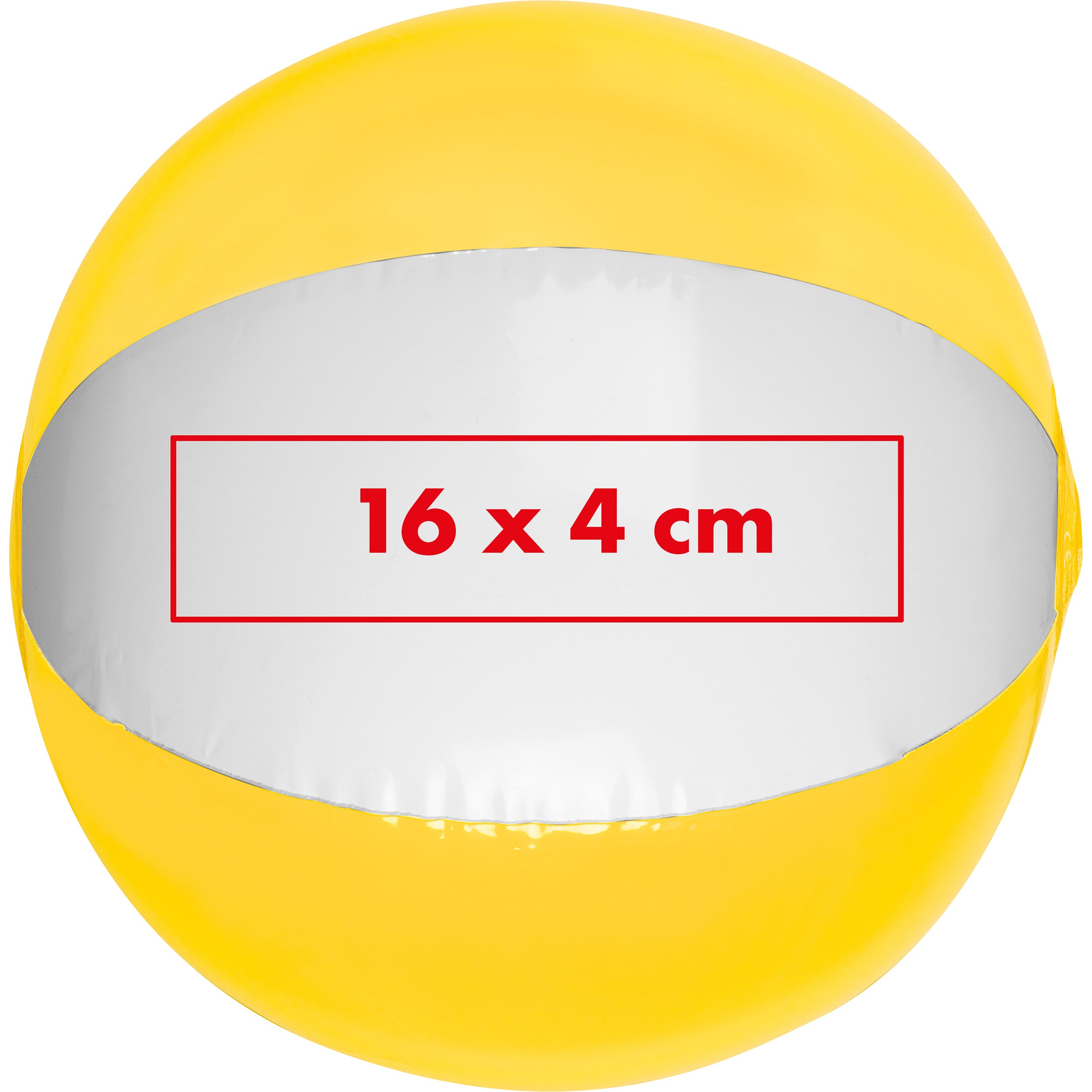 Strandball bicolour farbig/transparent MARGARETHE