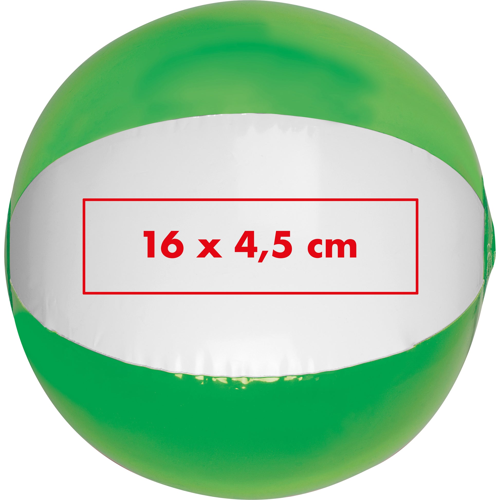 Strandball bicolour farbig/transparent MARGARETHE