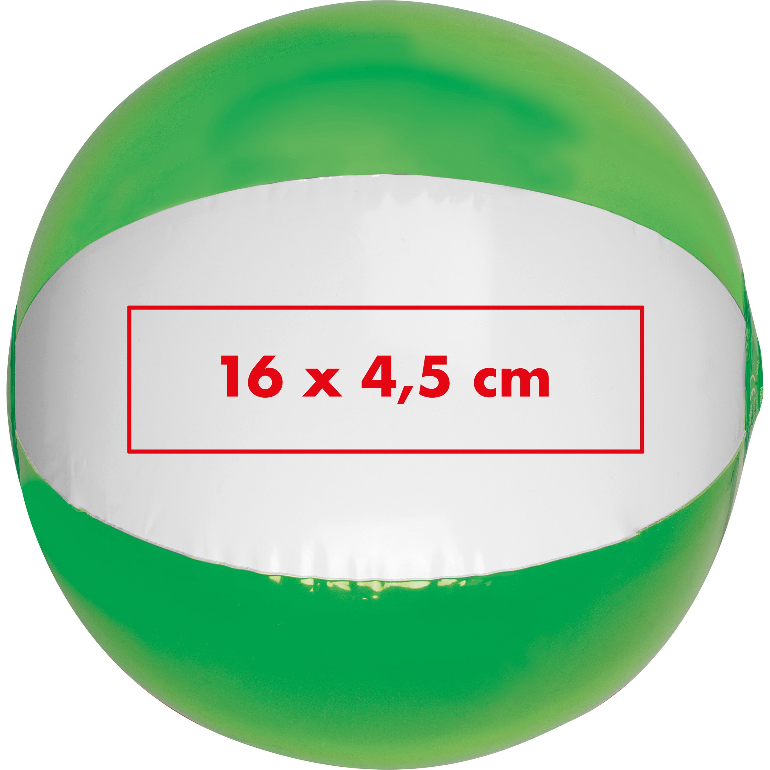 Strandball bicolour farbig/transparent MARGARETHE