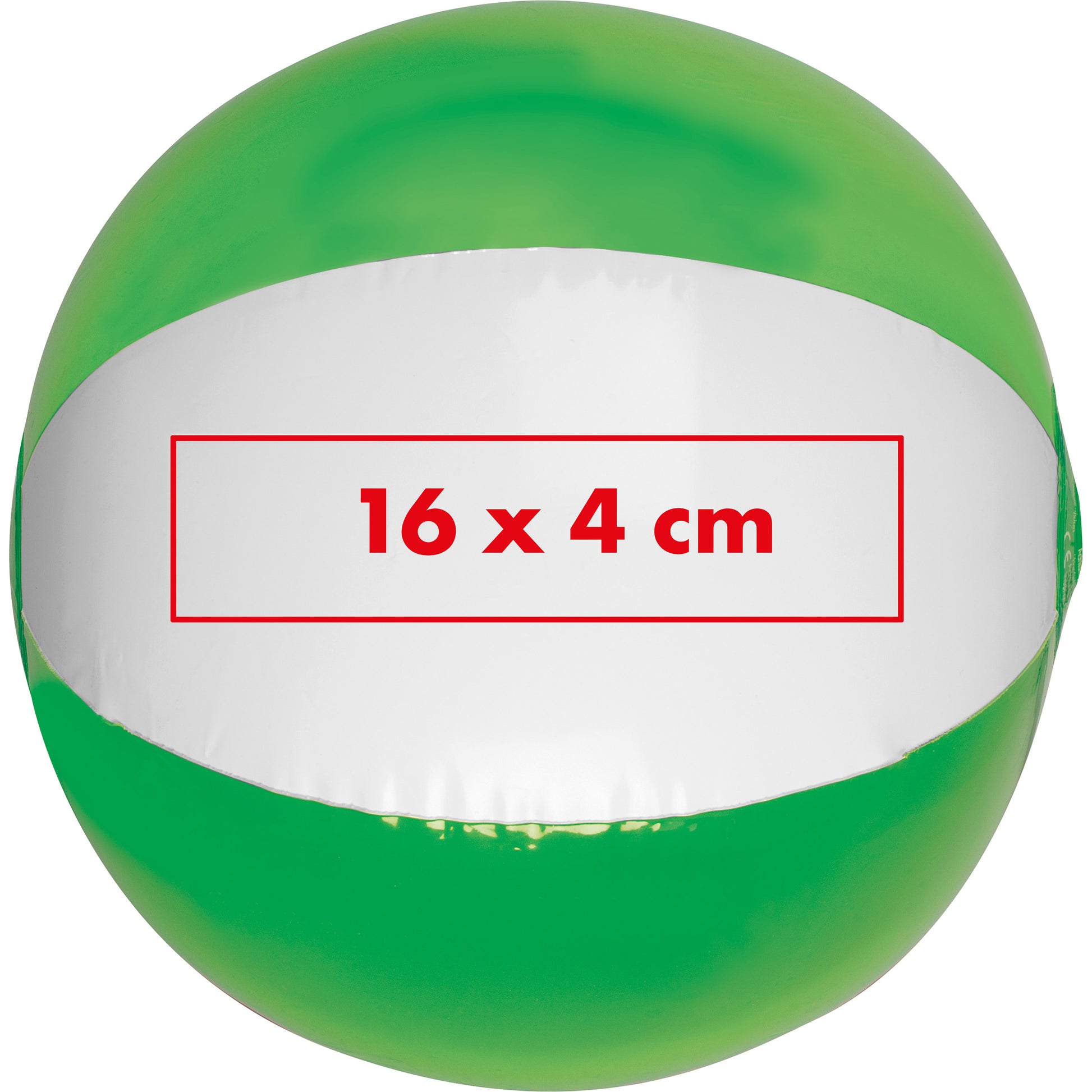 Strandball bicolour farbig/transparent MARGARETHE
