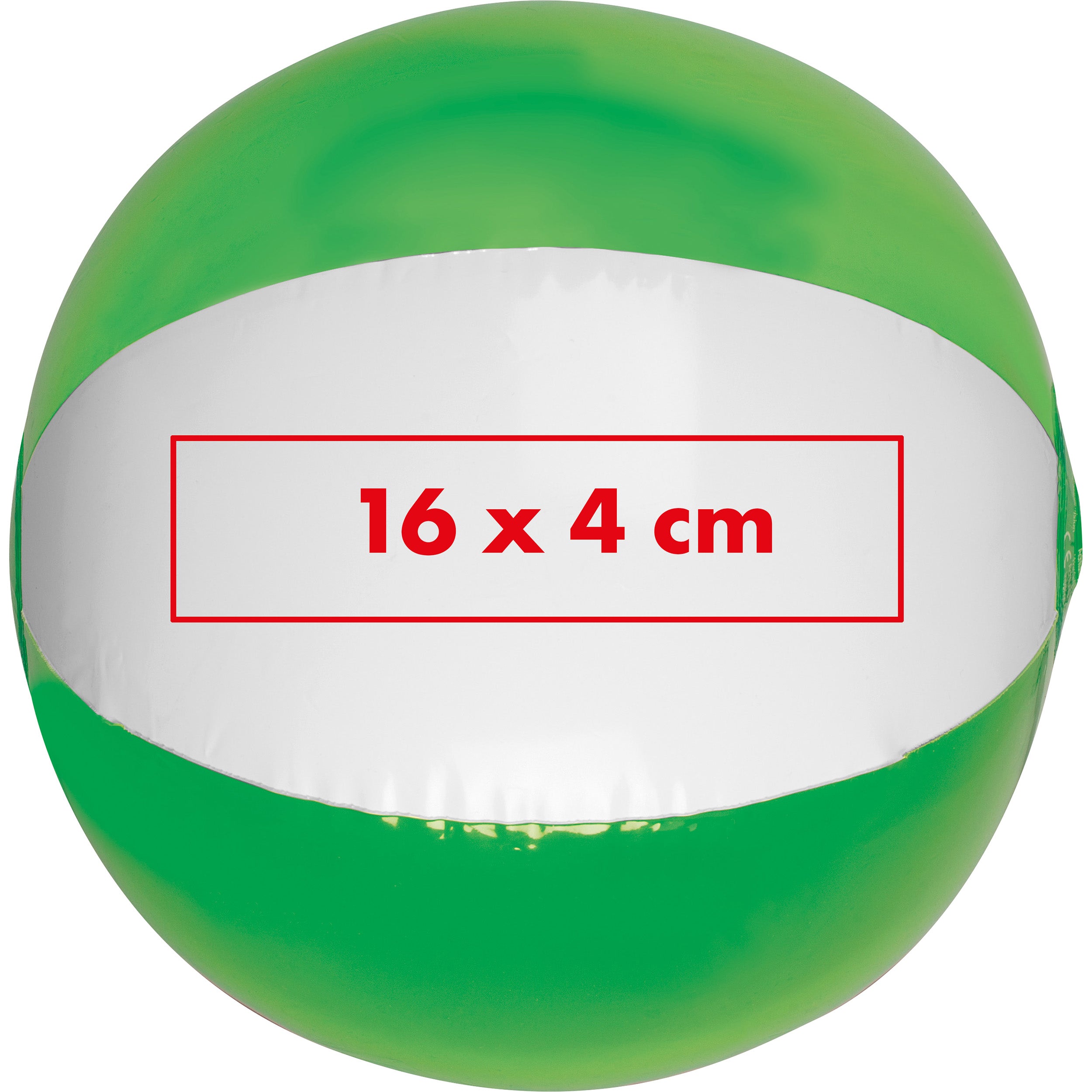 Strandball bicolour farbig/transparent MARGARETHE