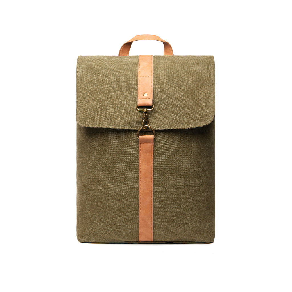 VINGA Bosler Rucksack aus GRS recyceltem Canvas – Ansicht 2
