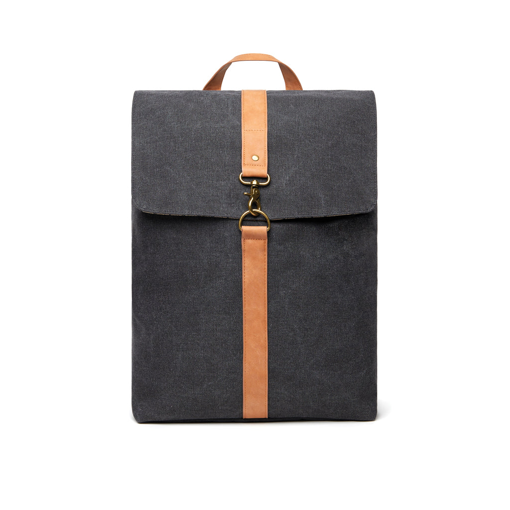VINGA Bosler Rucksack aus GRS recyceltem Canvas – Ansicht 4
