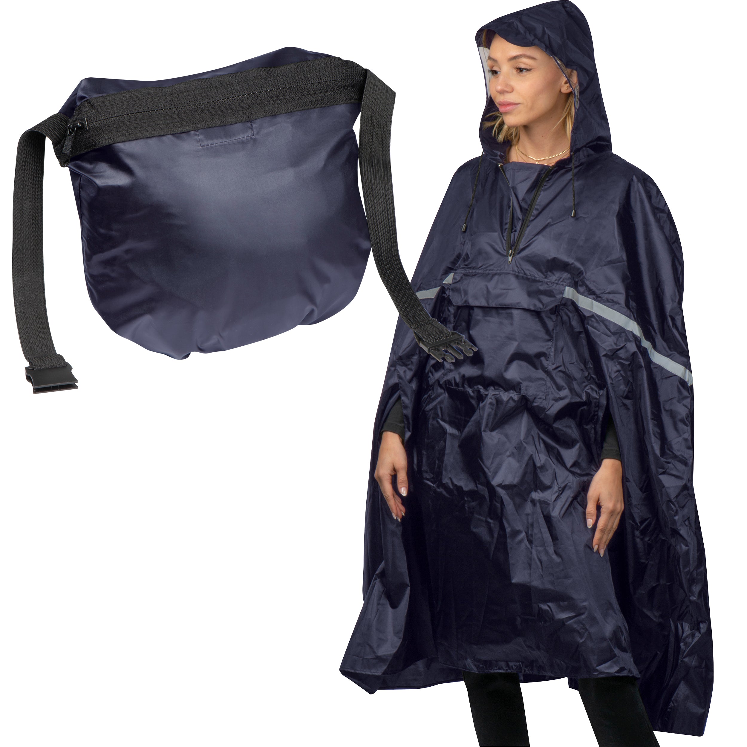 Regenponcho in Gürteltasche FAUSTO