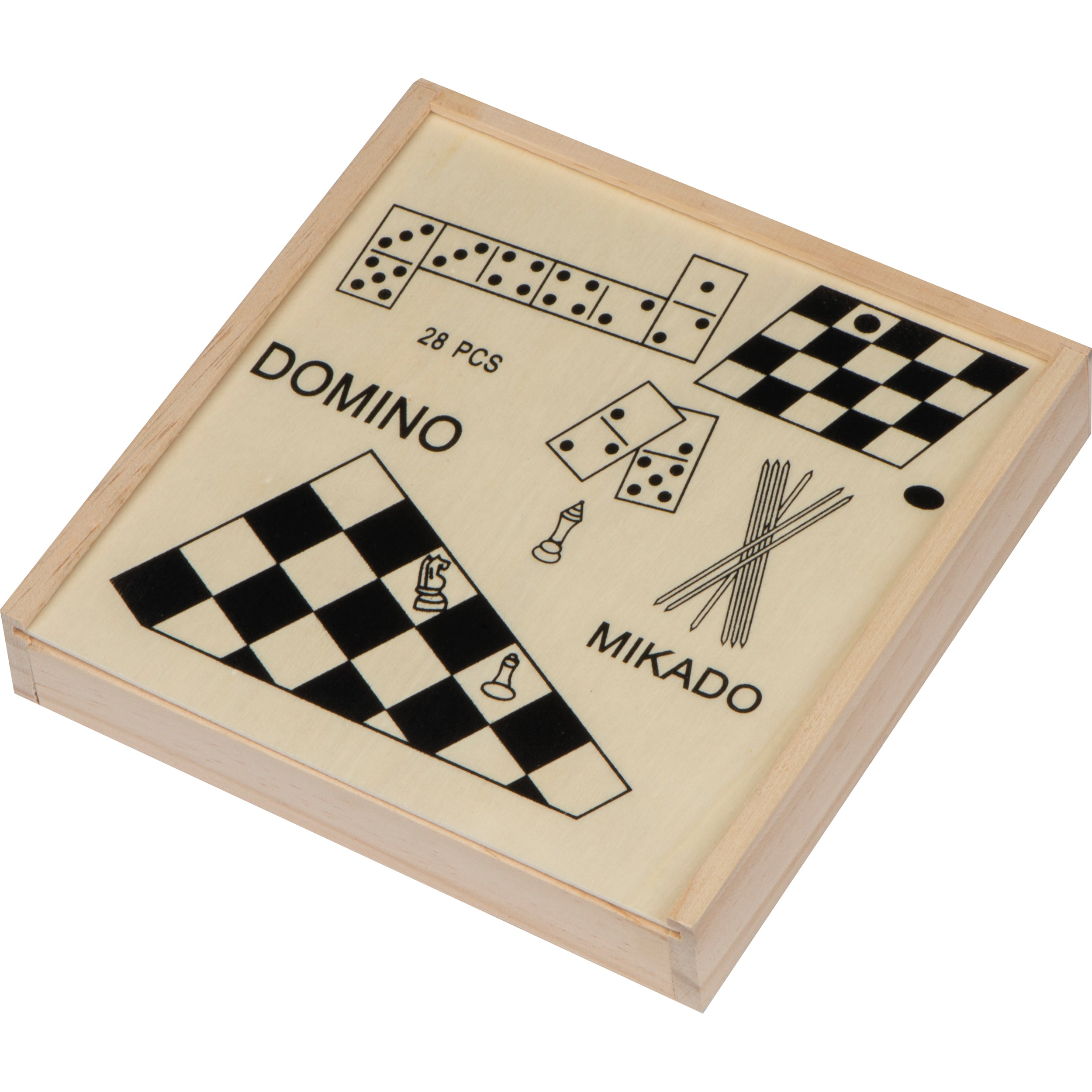 Spieleset in einer Holzbox WINIFRED
