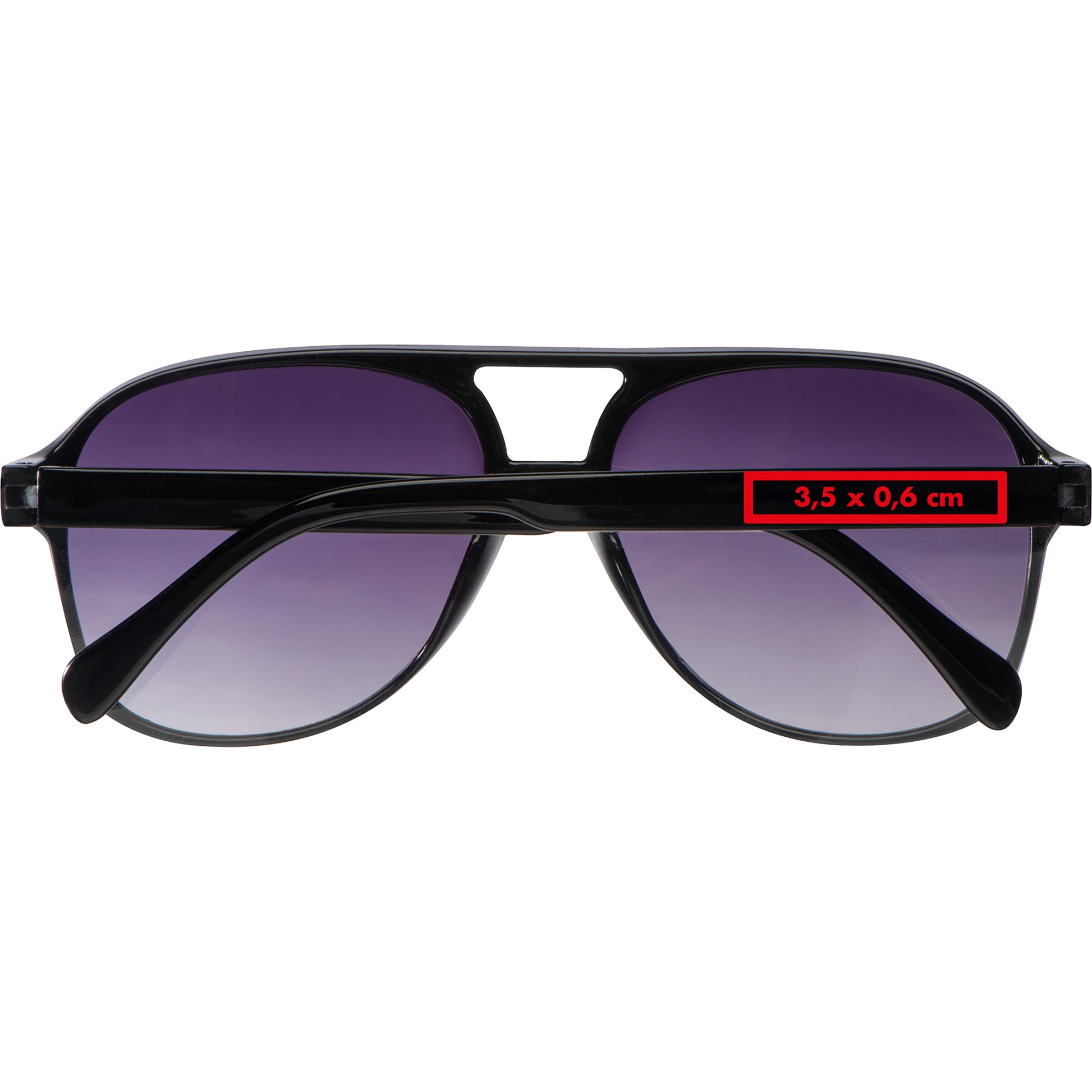 Sonnenbrille aus recyceltem Kunststoff mit Verlaufstönung NILS