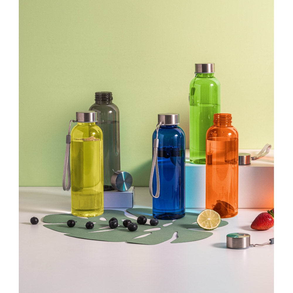 ENDERS M. Trinkflasche (600ml) aus recyceltem PET (100% rPET) mit glänzender transluzenter Oberfläche – zusätzliche Ansicht