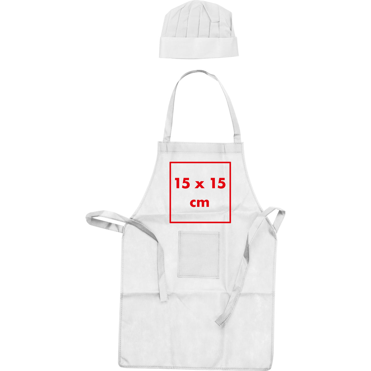Non Woven Kinderkoch-Set (Schürze + Mütze) GINEVRA
