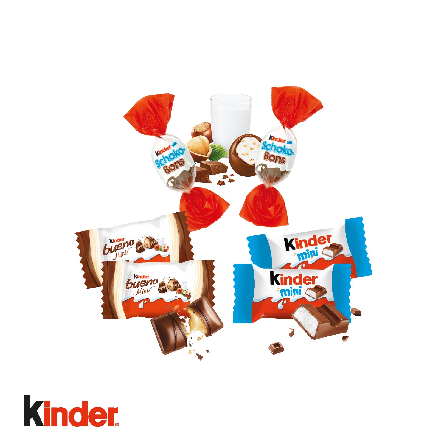 Adventskalender kinder® Happy Moments“ – mit Papier-Inlay – Füllung