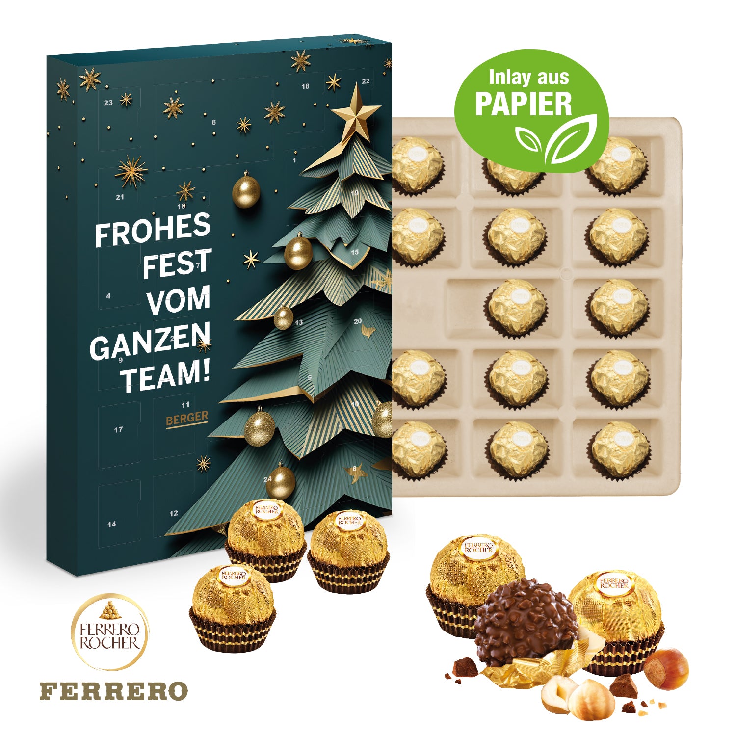 Wand-Adventskalender mit Ferrero Rocher – Produktansicht