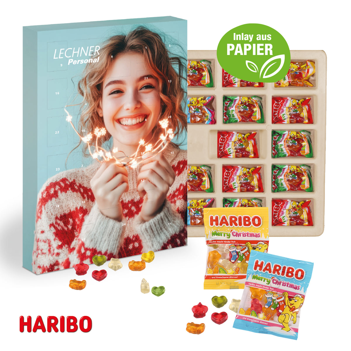 HARIBO Adventskalender mit Fruchtgummi