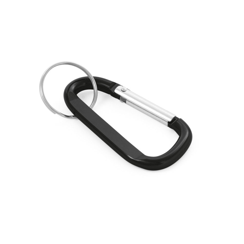 MATTHEW. Karabinerclip aus Aluminium mit Schlüsselring – zusätzliche Ansicht
