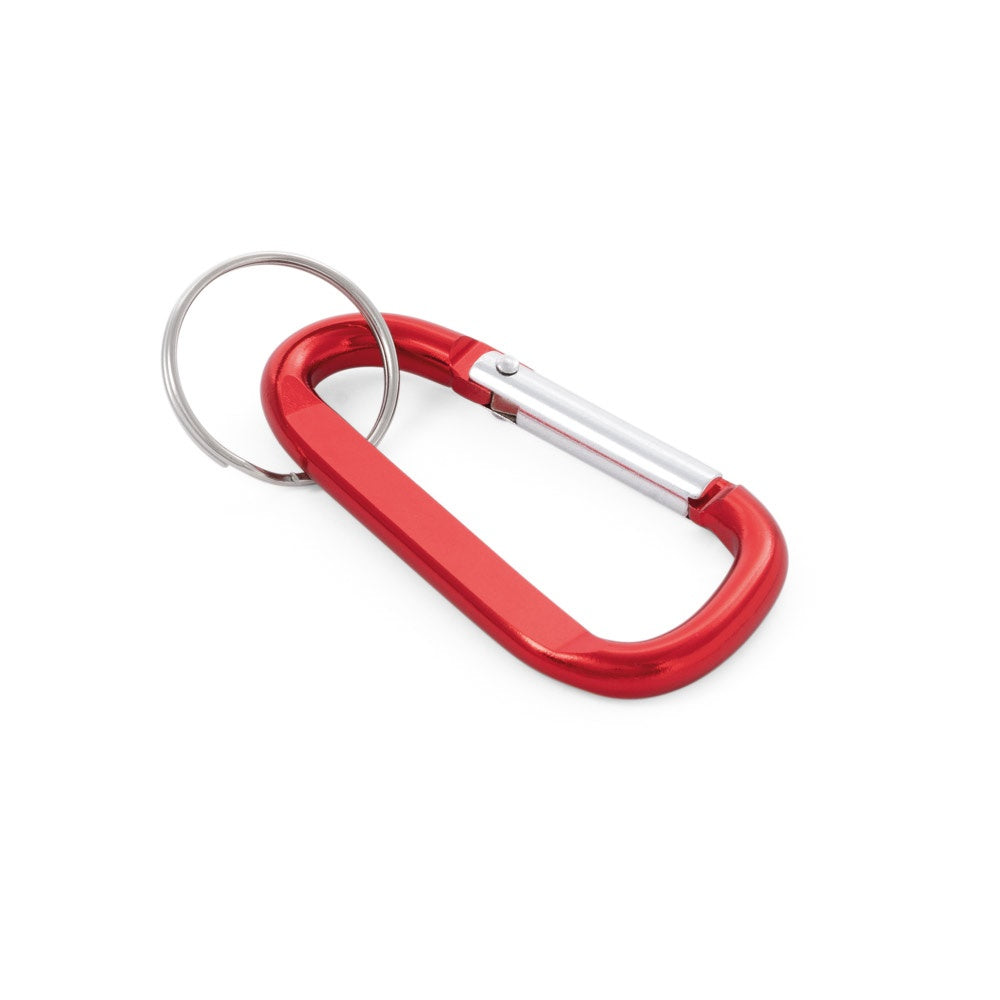 MATTHEW. Karabinerclip aus Aluminium mit Schlüsselring – zusätzliche Ansicht