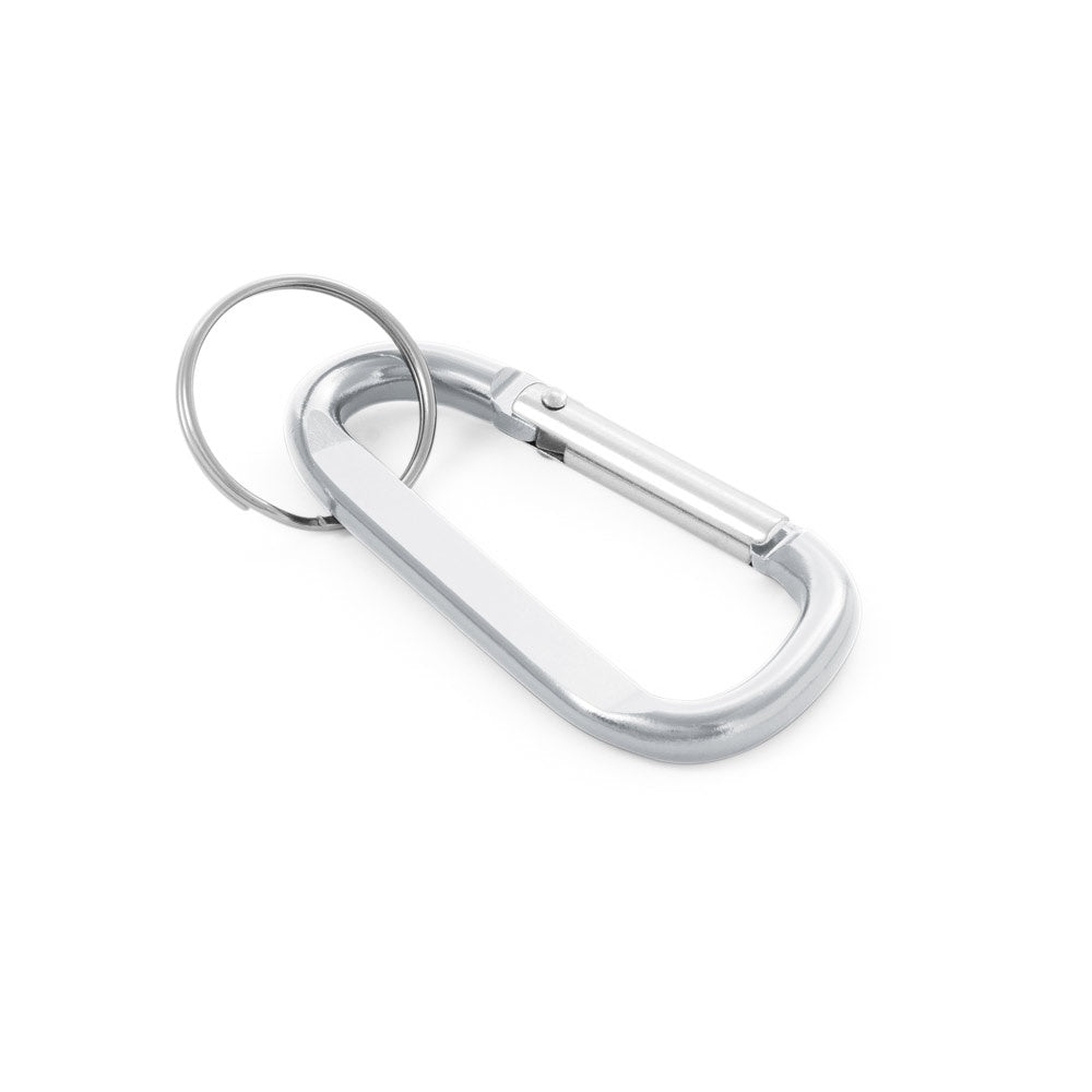 MATTHEW. Karabinerclip aus Aluminium mit Schlüsselring – zusätzliche Ansicht