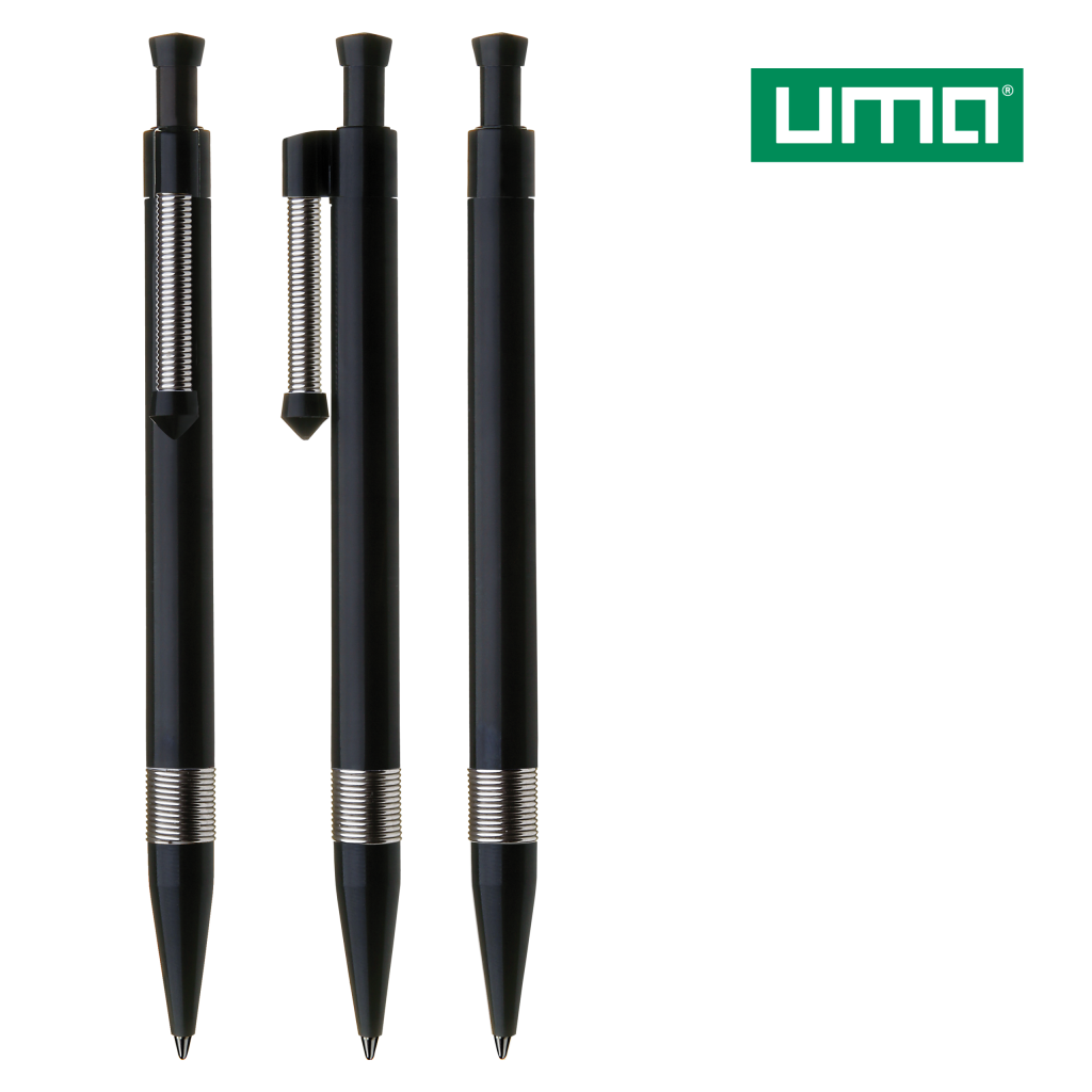 UMA FLEXI M Druckkugelschreiber – Schwarz