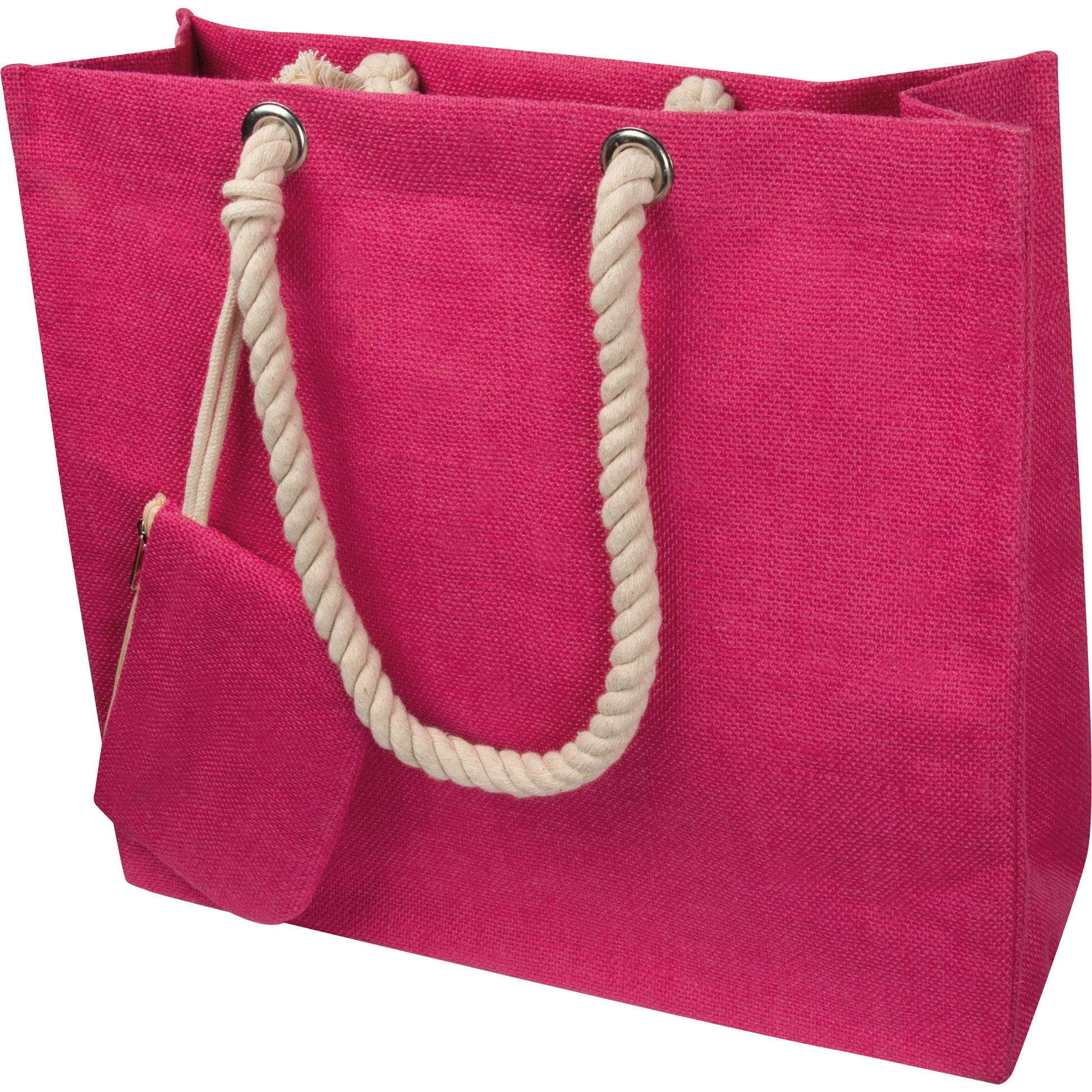 Jutetasche mit Kordelgriffen MILDRED