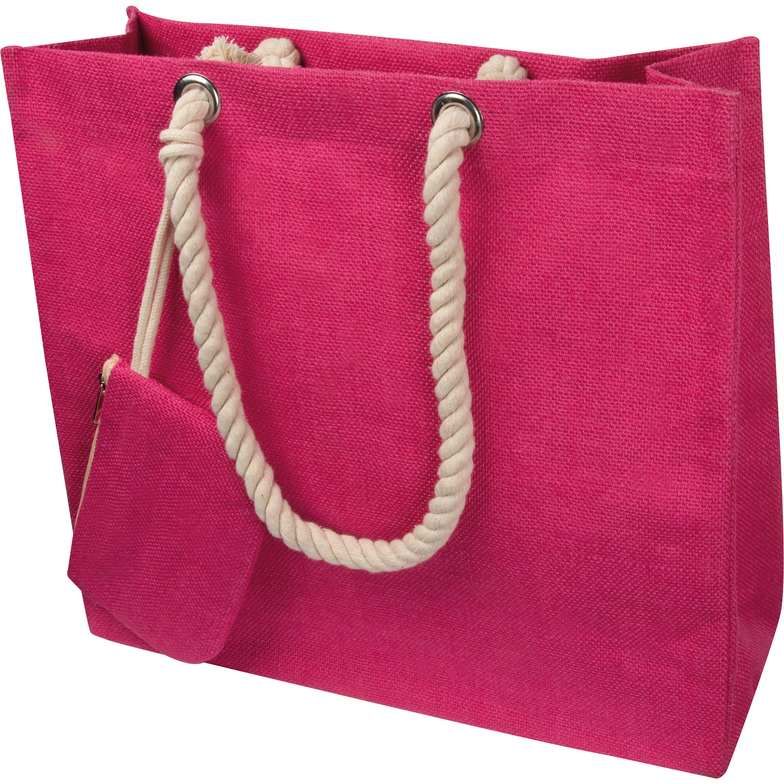 Jutetasche mit Kordelgriffen MILDRED