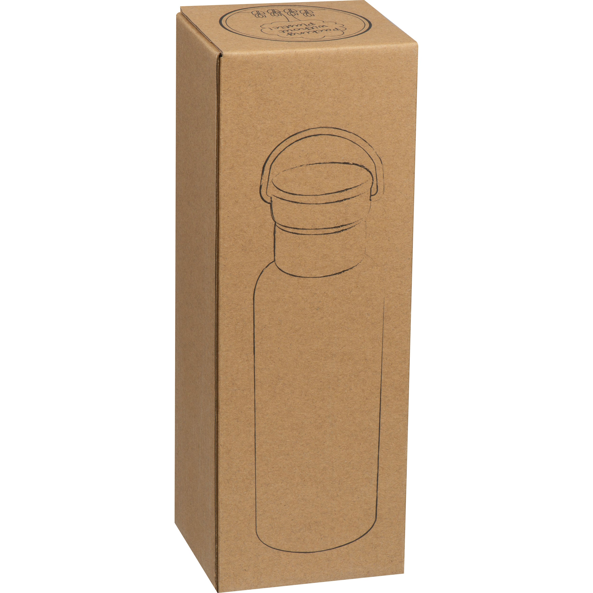 Vakuum Isolierflasche aus Edelstahl, 500 ml EDOARDO