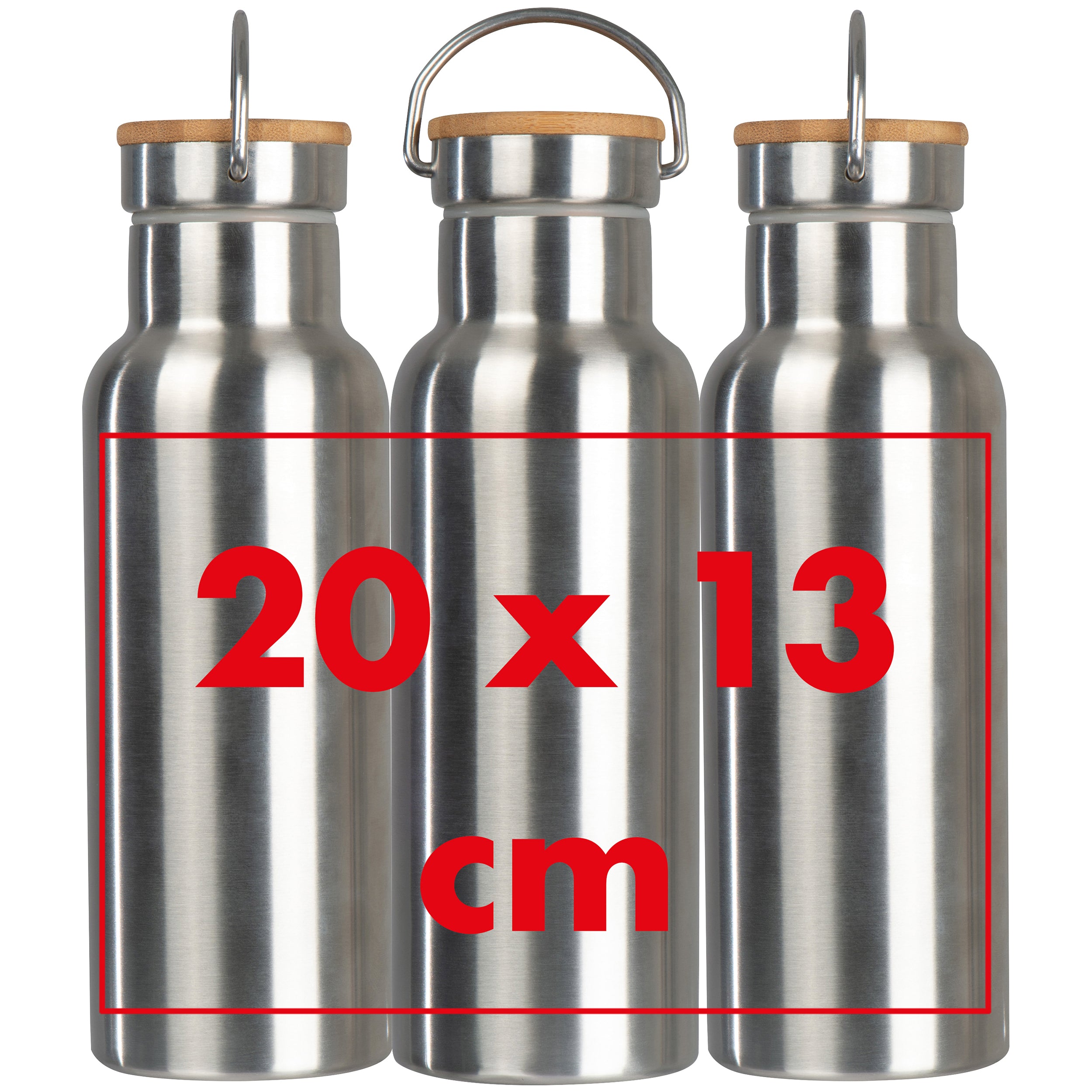 Vakuum Isolierflasche aus Edelstahl, 500 ml EDOARDO