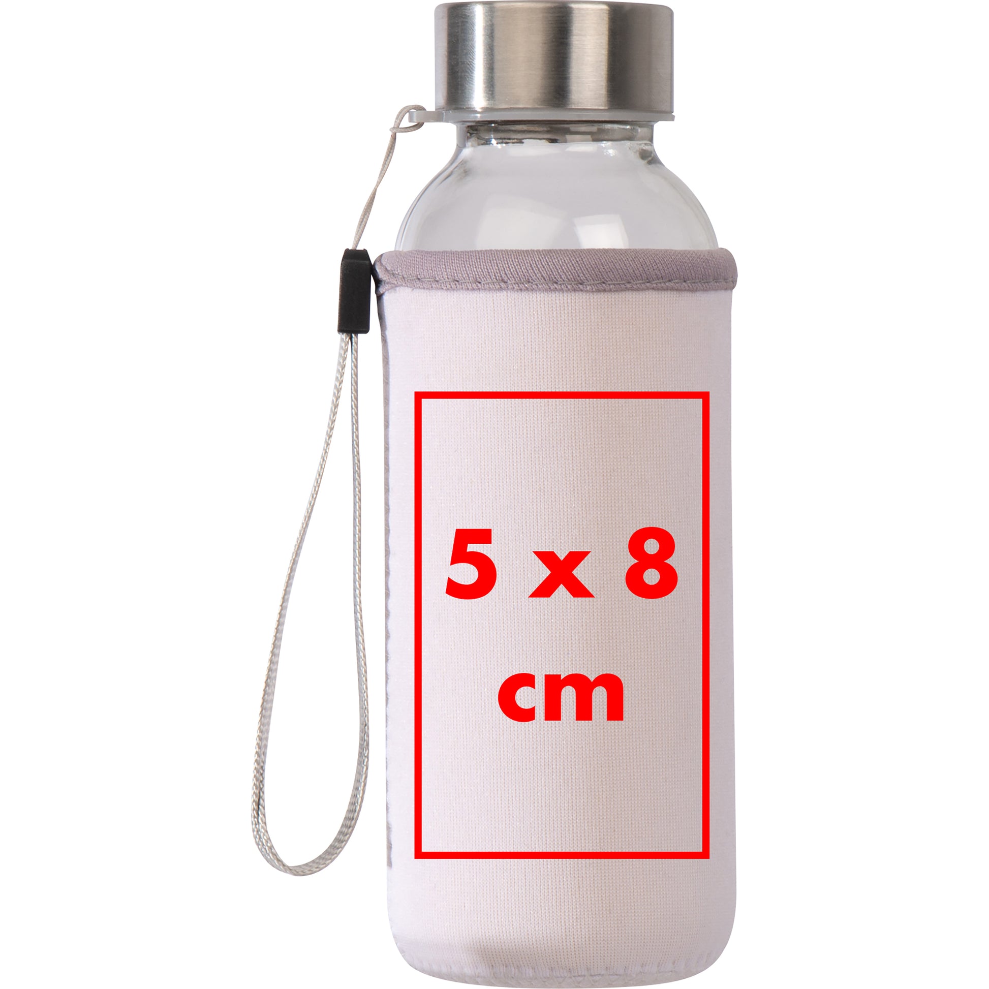Trinkflasche aus Glas mit Neoprenüberzug, 300 ml LOTTE