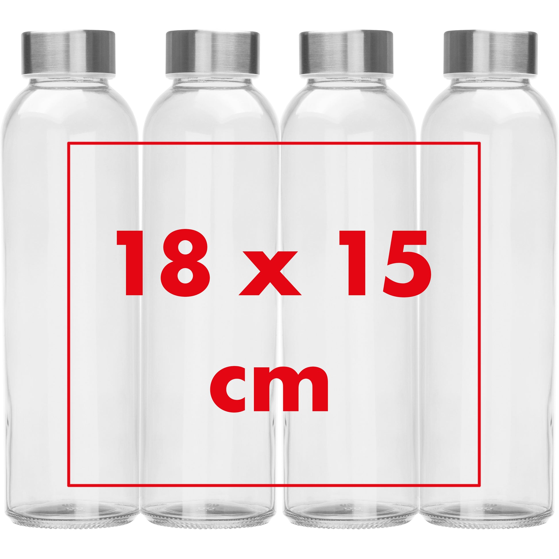 Trinkflasche aus Glas, 500 ml EUGEN