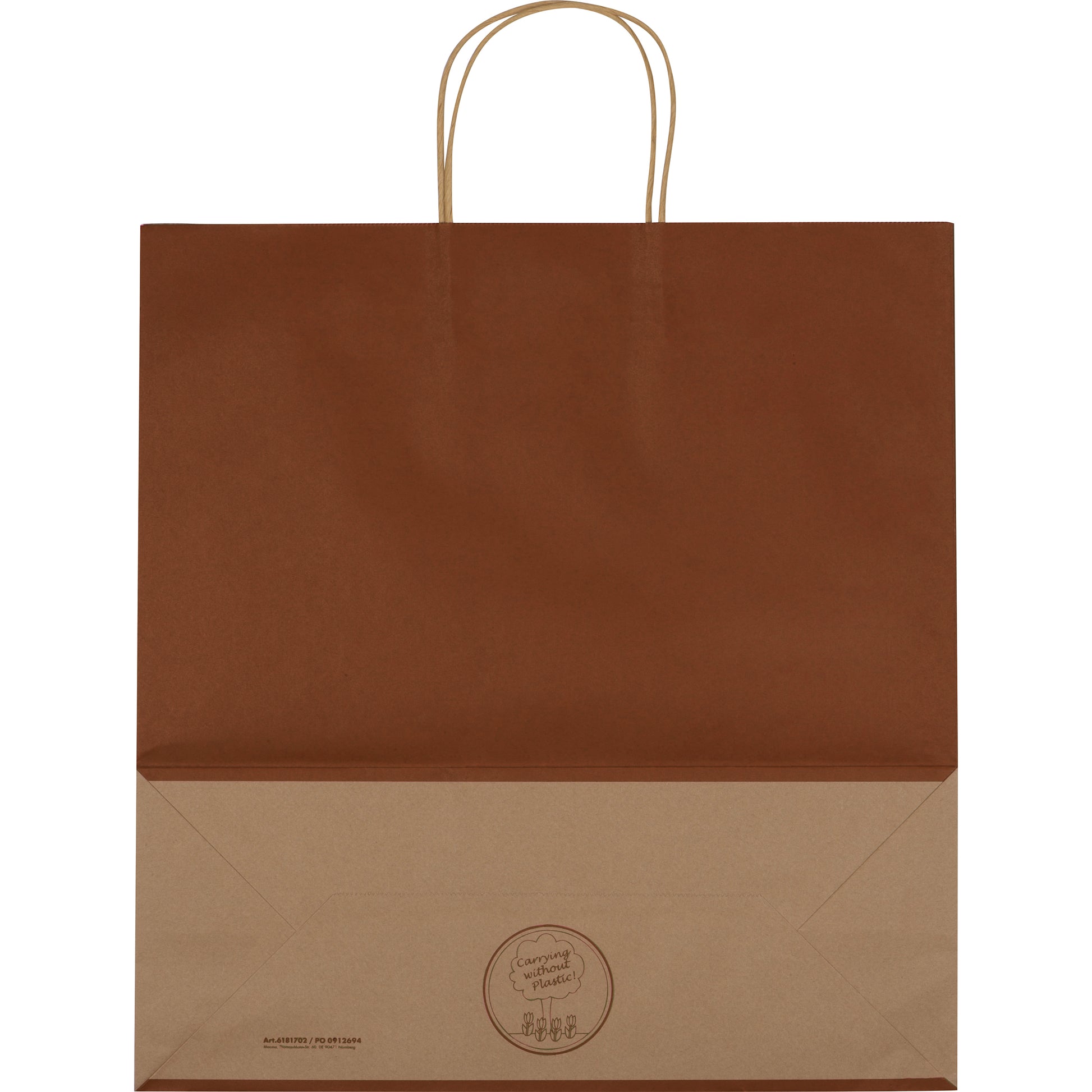 Recycelte Papiertasche groß GUS