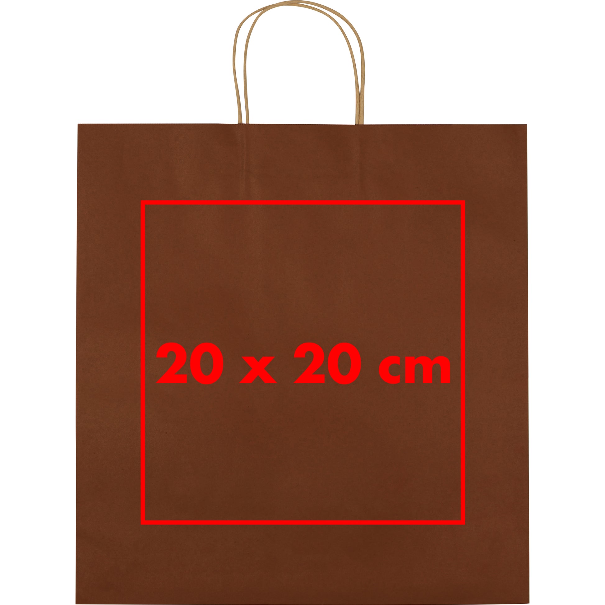 Recycelte Papiertasche groß GUS