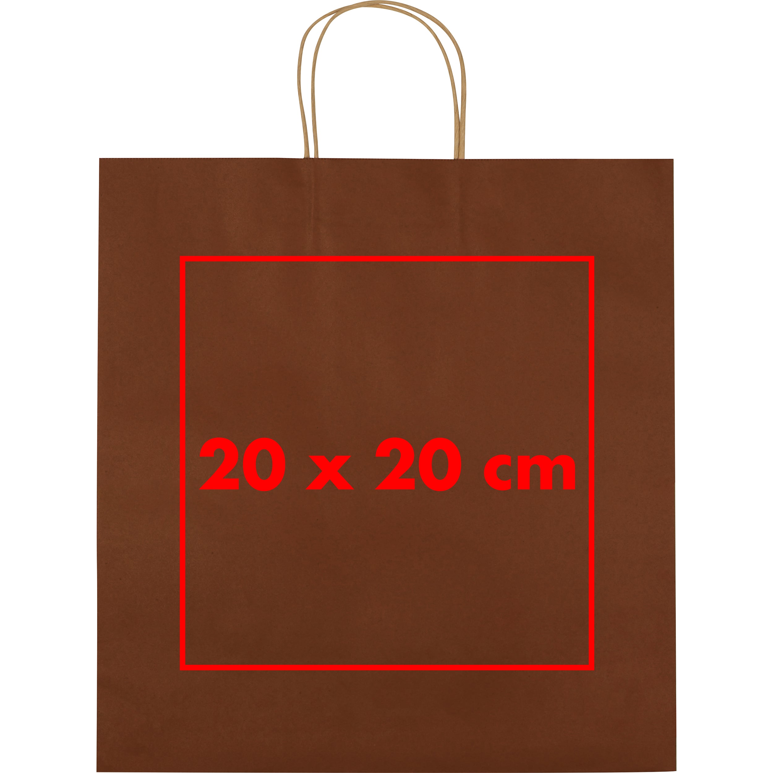 Recycelte Papiertasche groß GUS