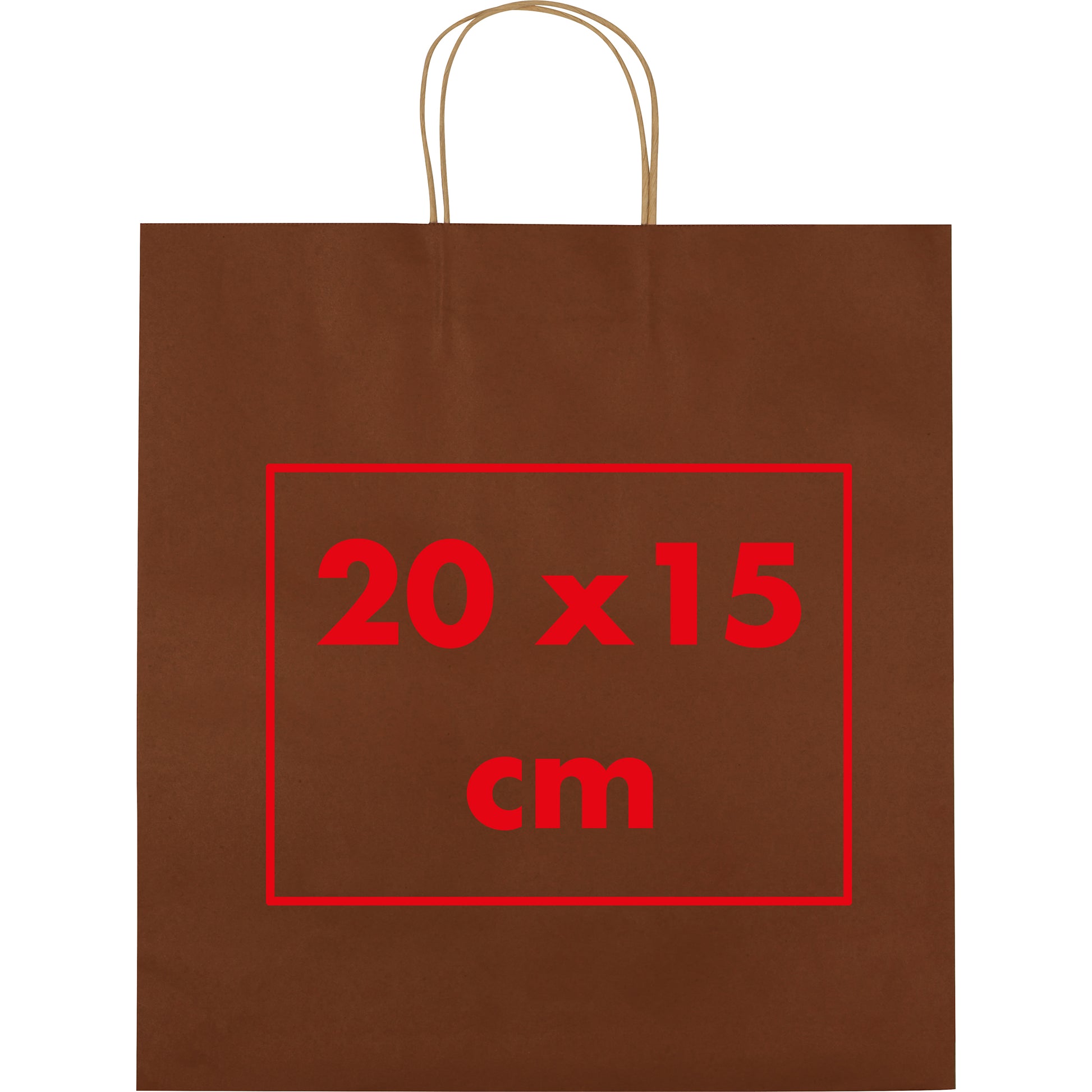 Recycelte Papiertasche groß GUS