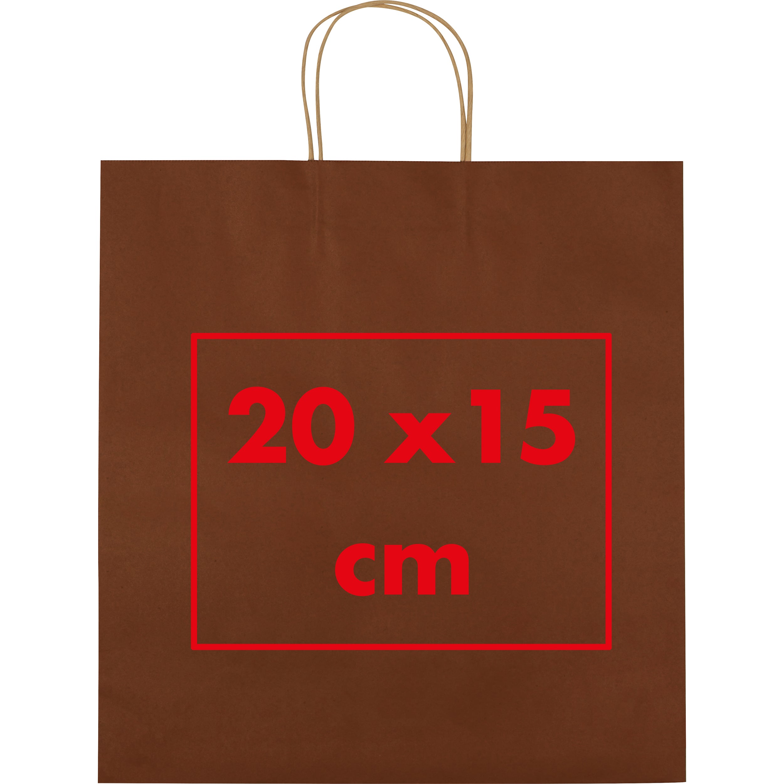 Recycelte Papiertasche groß GUS