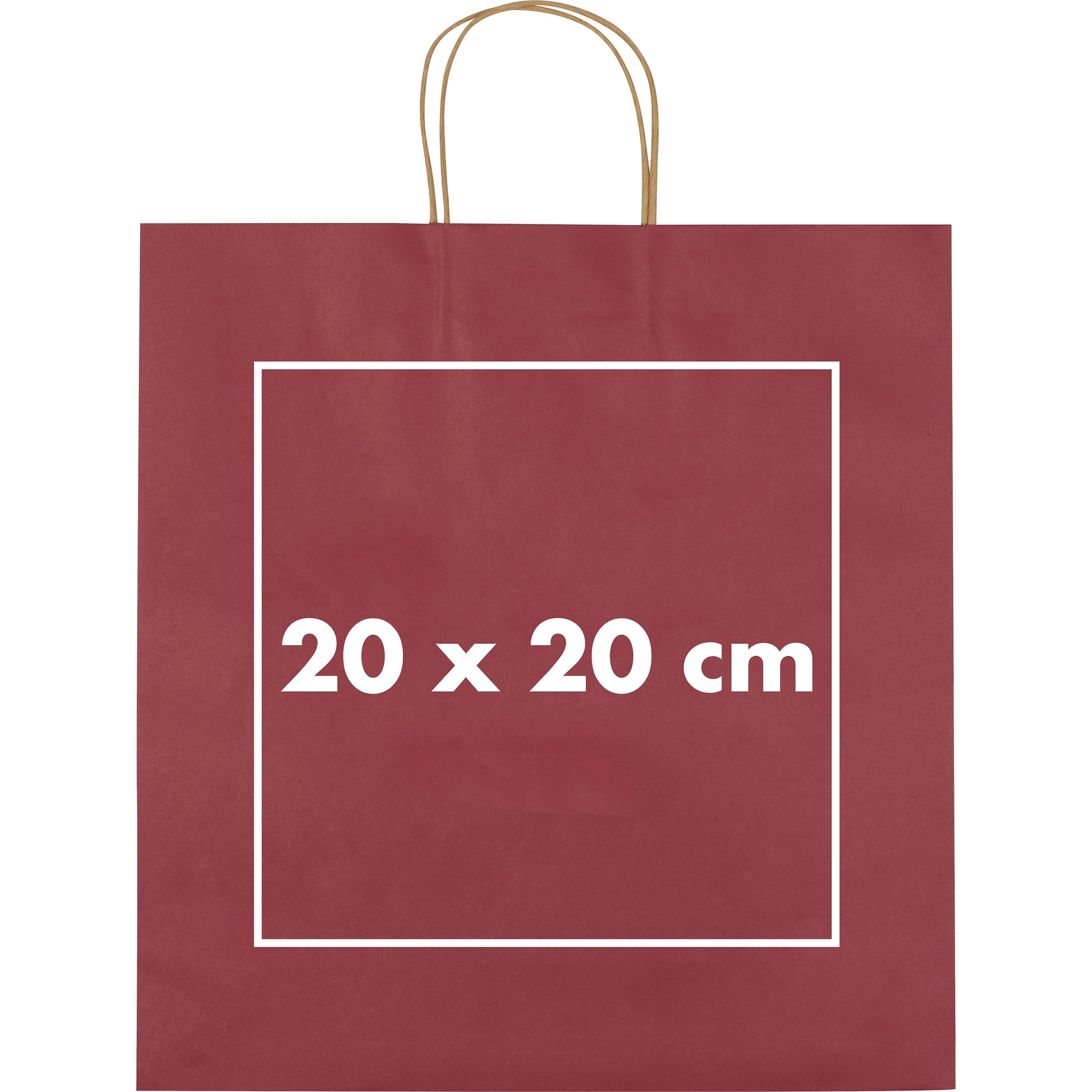 Recycelte Papiertasche groß GUS