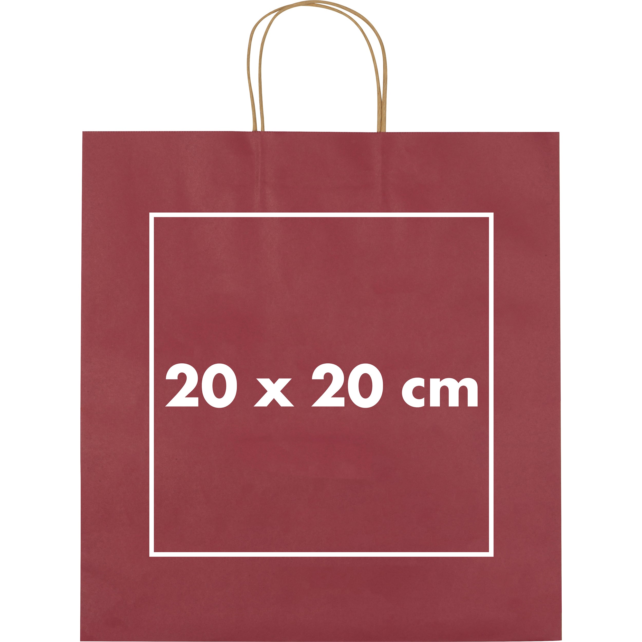 Recycelte Papiertasche groß GUS