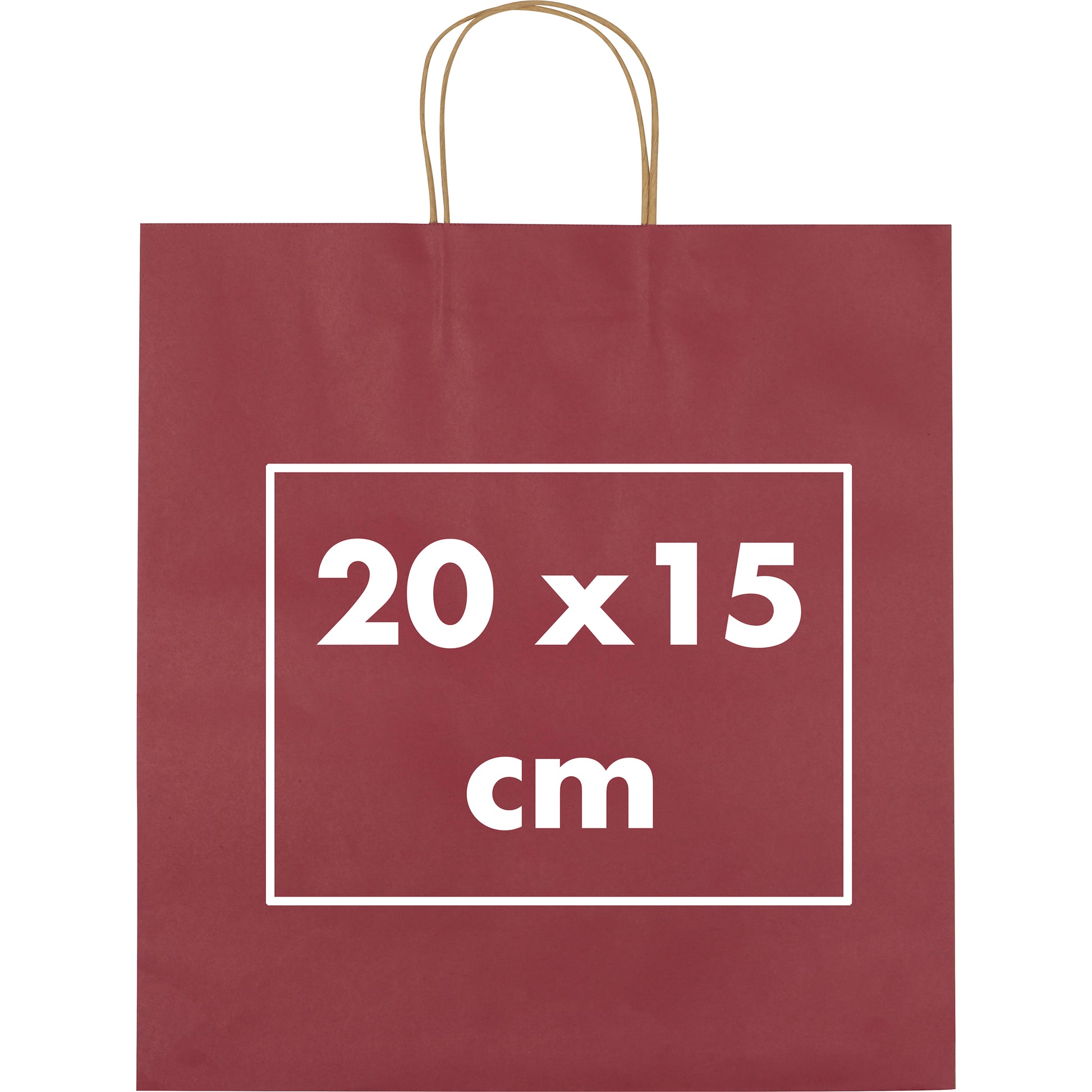Recycelte Papiertasche groß GUS