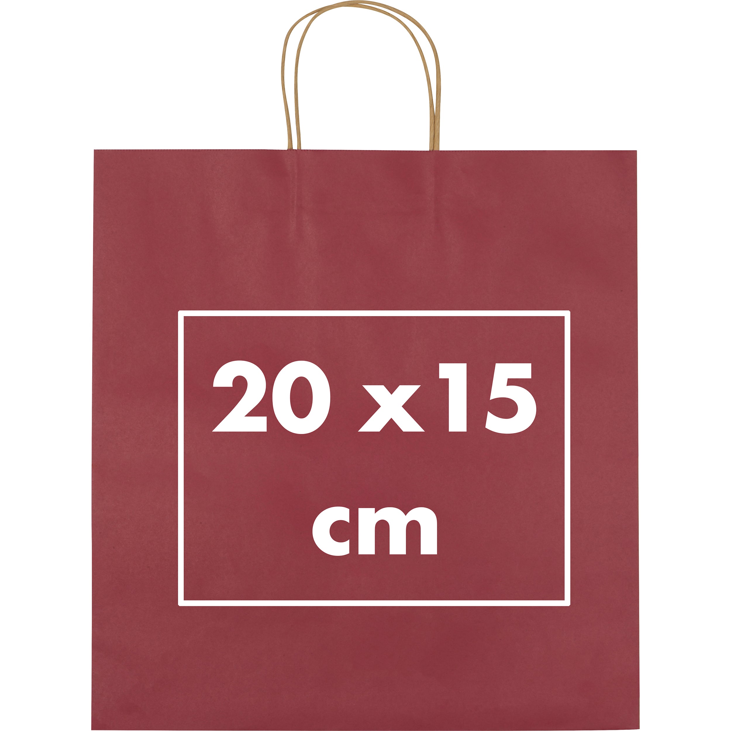 Recycelte Papiertasche groß GUS
