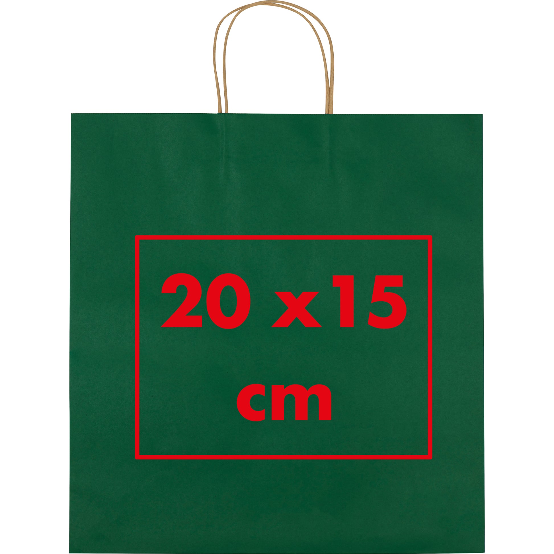 Recycelte Papiertasche groß GUS