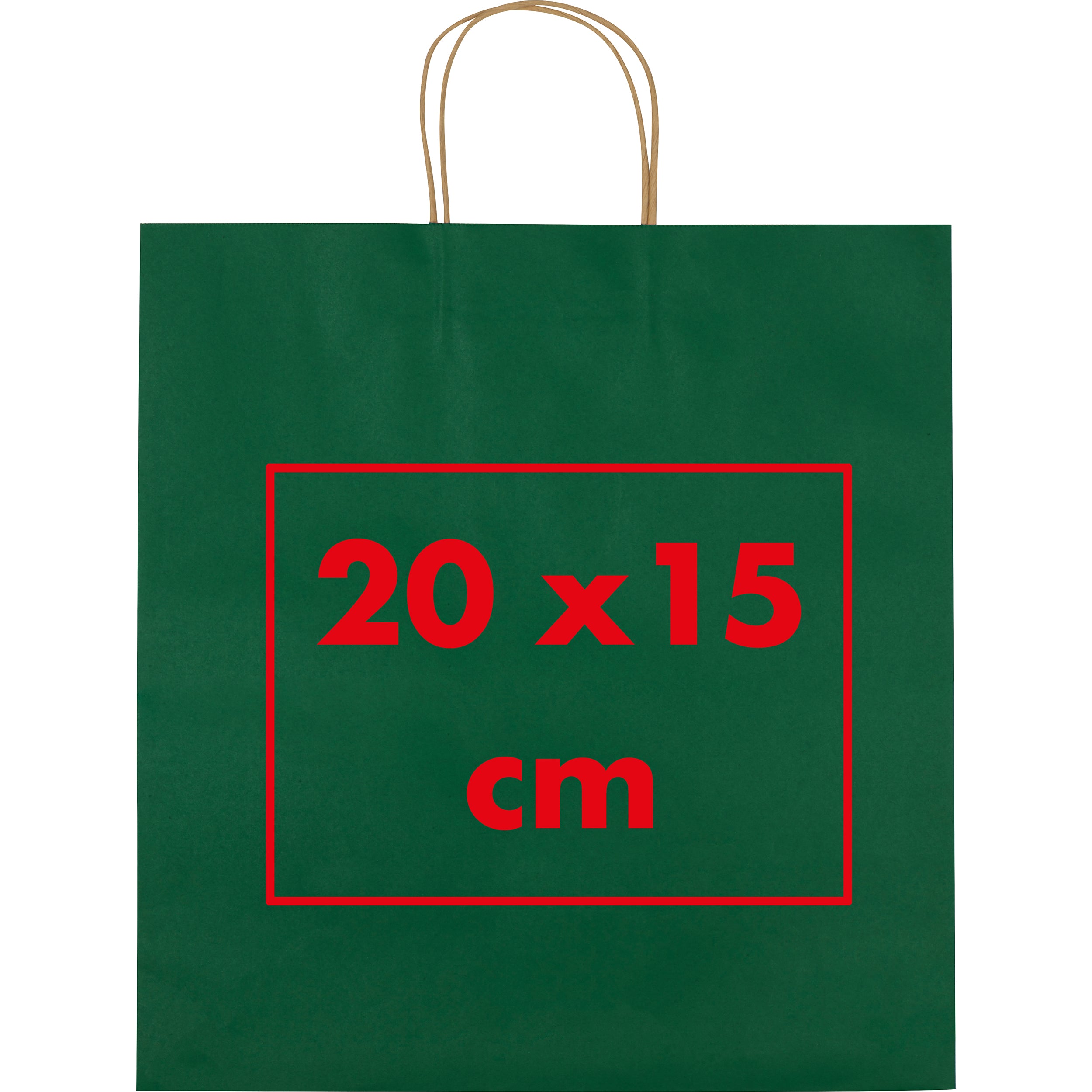 Recycelte Papiertasche groß GUS