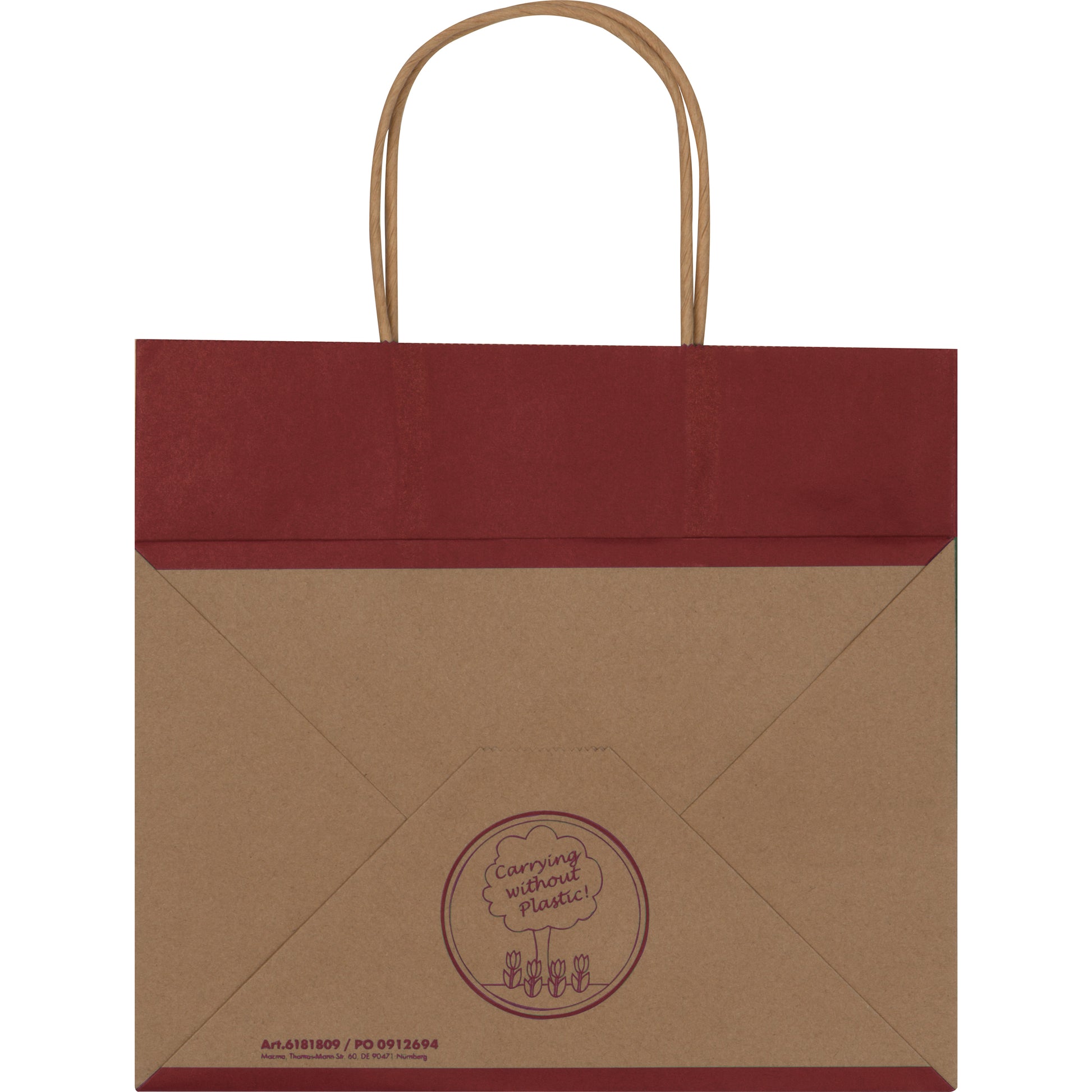 Recycelte Papiertasche klein HILARY