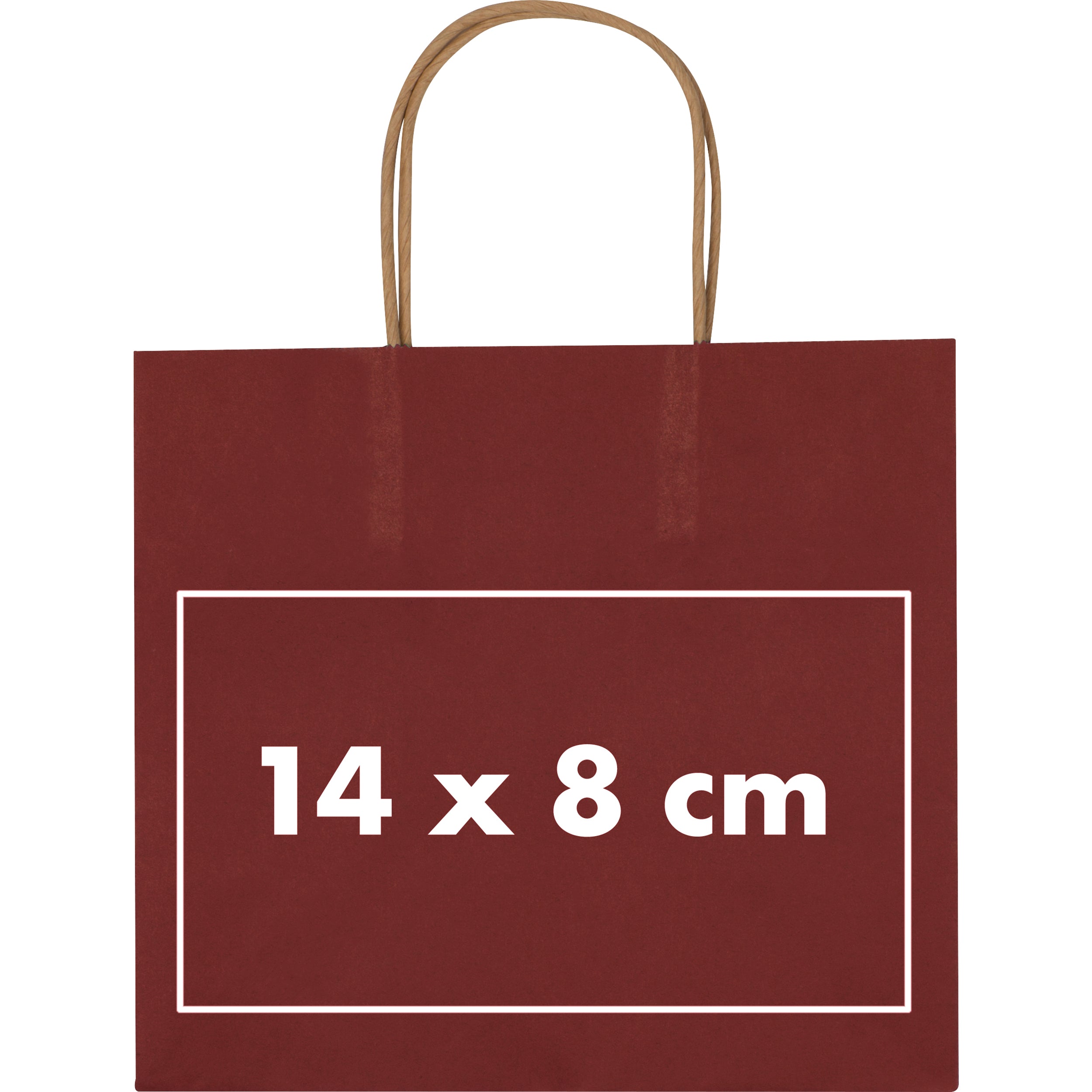 Recycelte Papiertasche klein HILARY