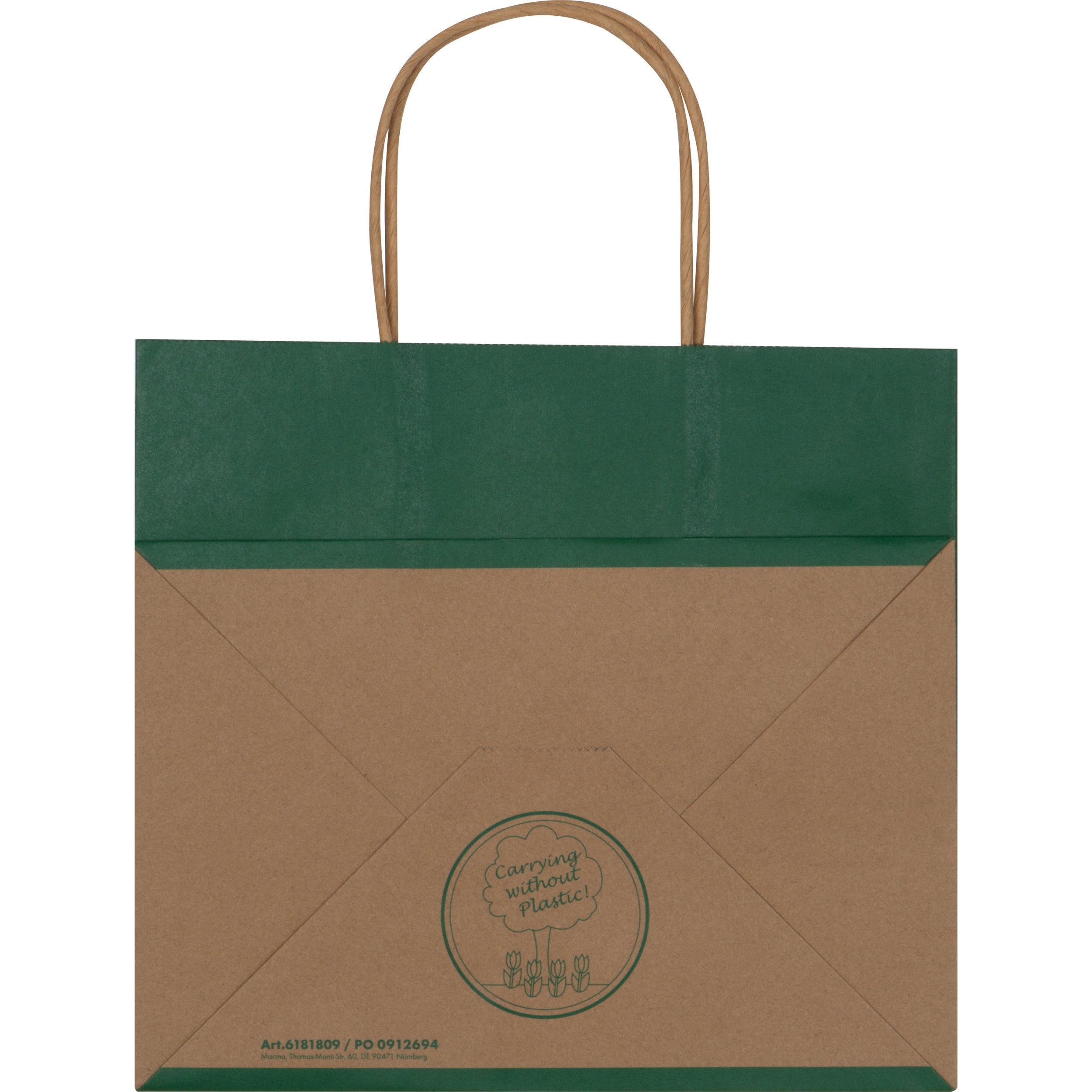 Recycelte Papiertasche klein HILARY