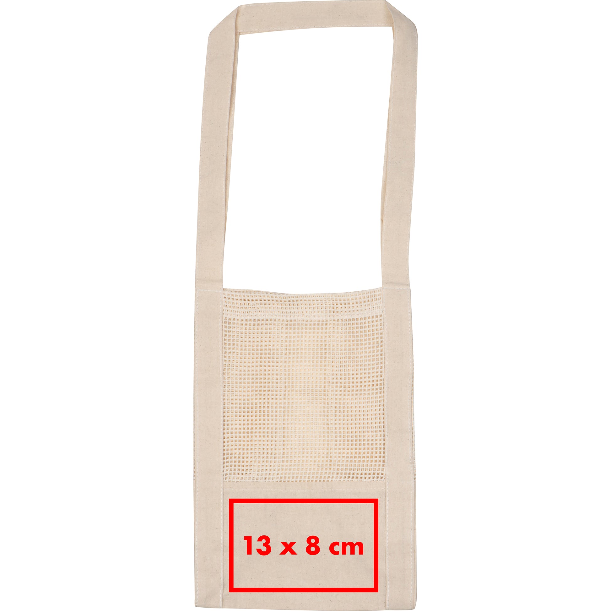 Baumwolltasche mit gehäkeltem Mittelteil BENEDIKT