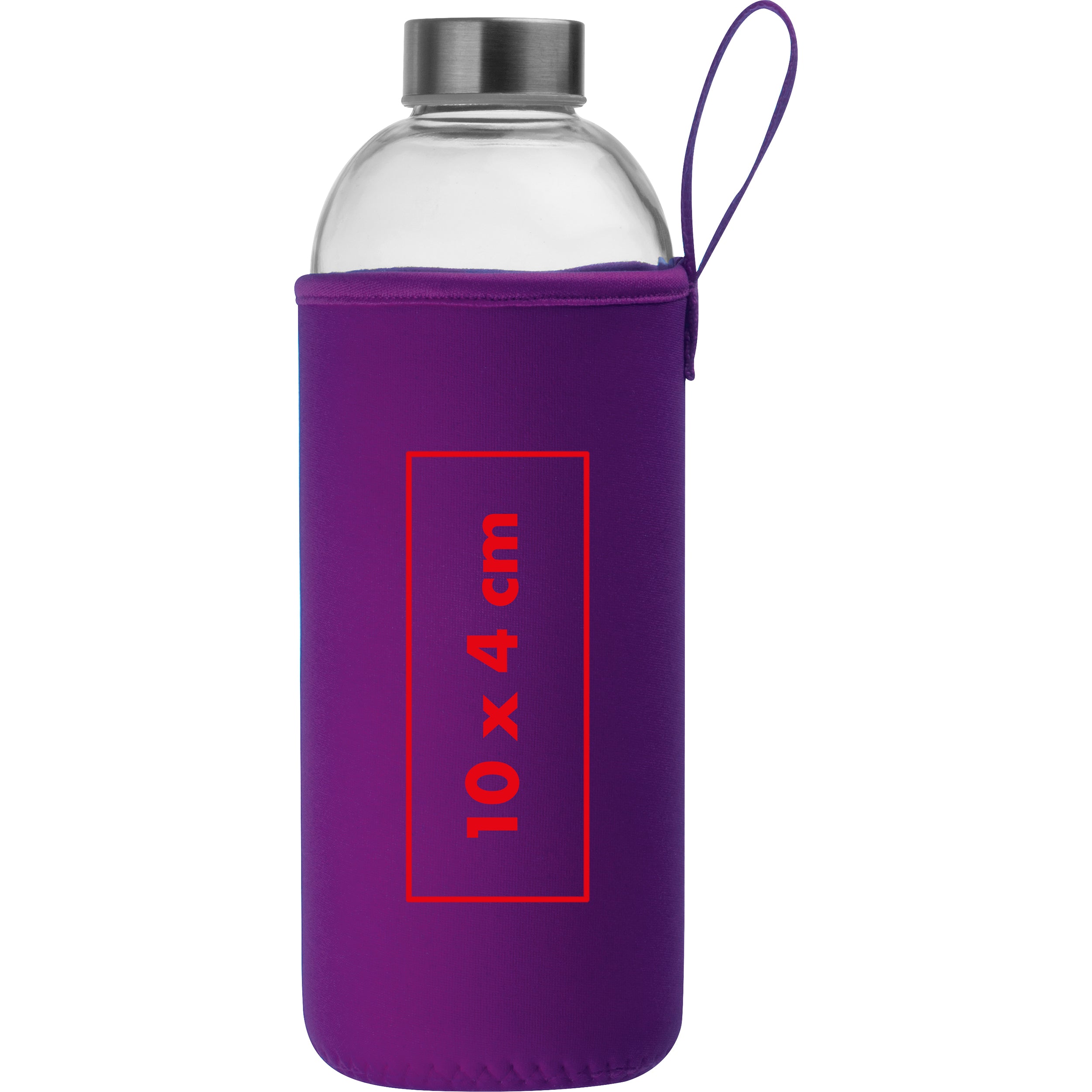 Trinkflasche aus Glas mit Neoprenüberzug, 1.000 ml JESSICA
