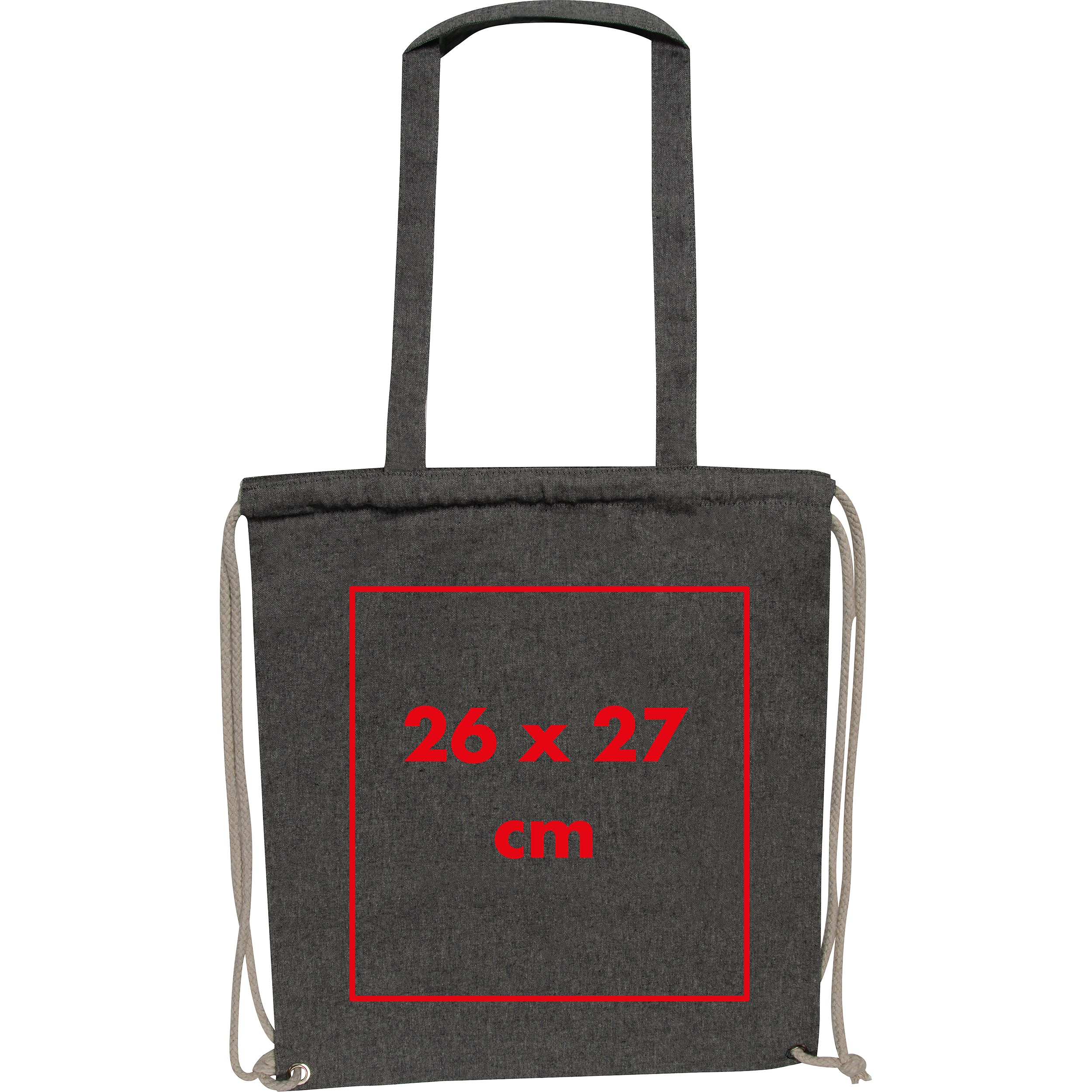 Gymbag aus recycelter Baumwolle VOLKER