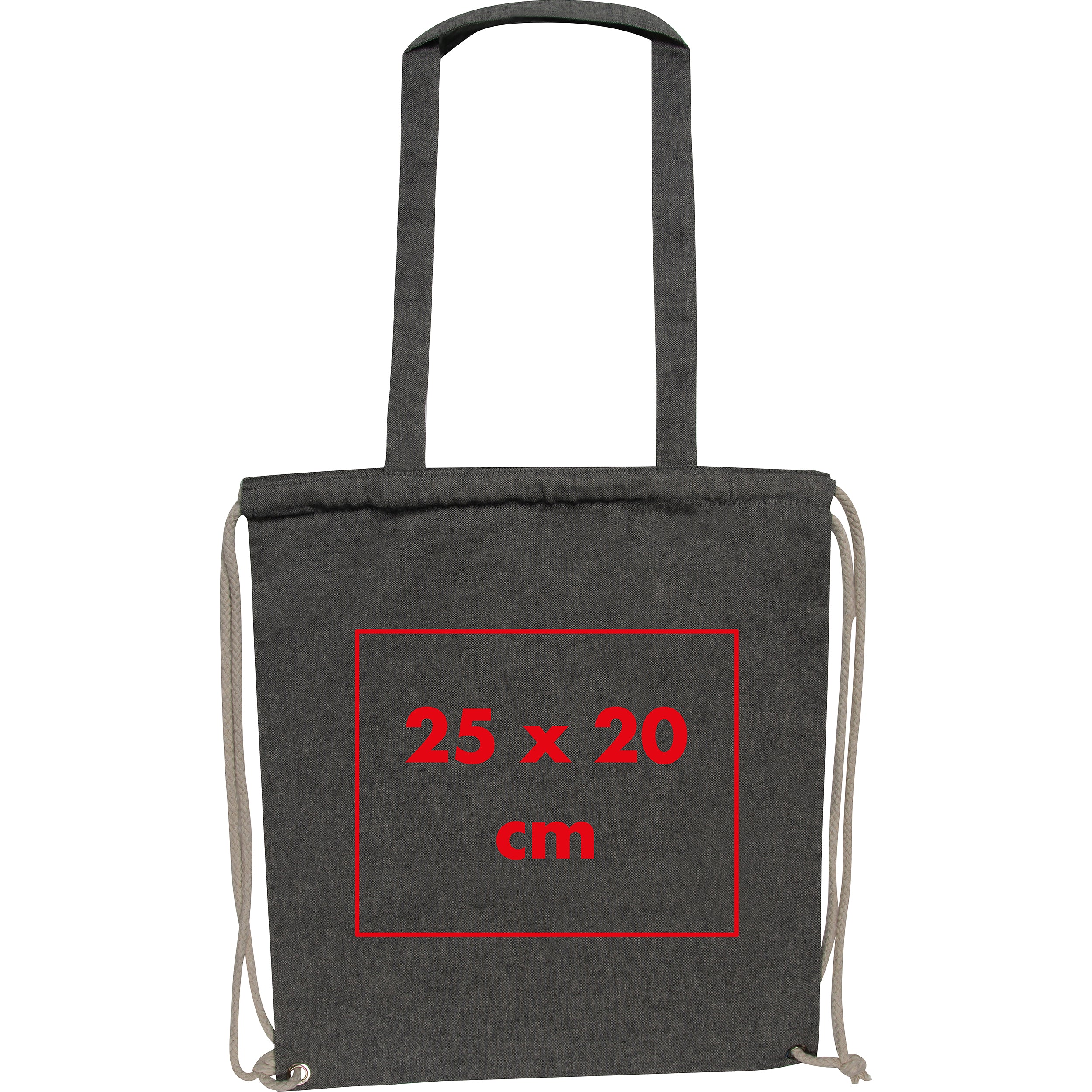 Gymbag aus recycelter Baumwolle VOLKER