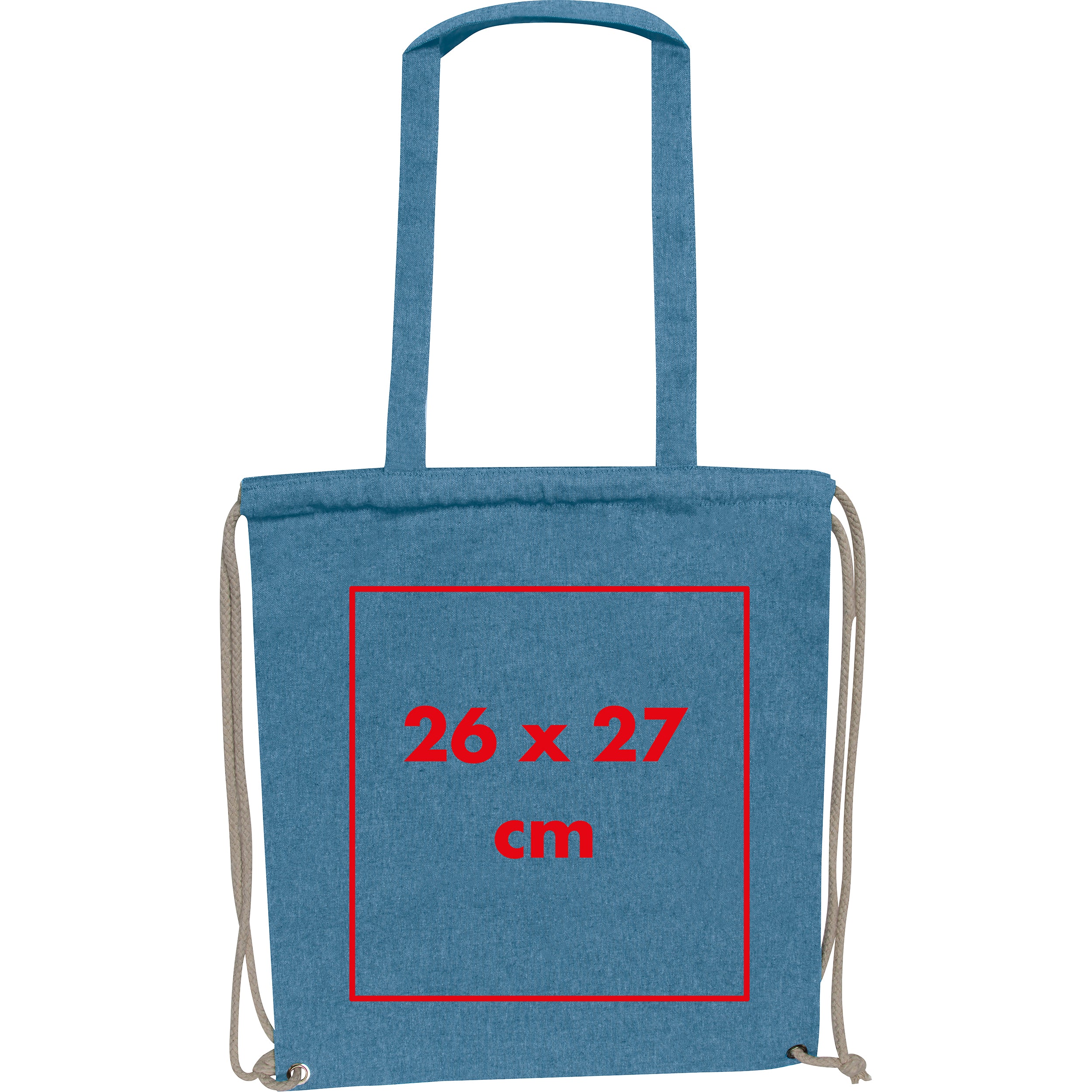 Gymbag aus recycelter Baumwolle VOLKER