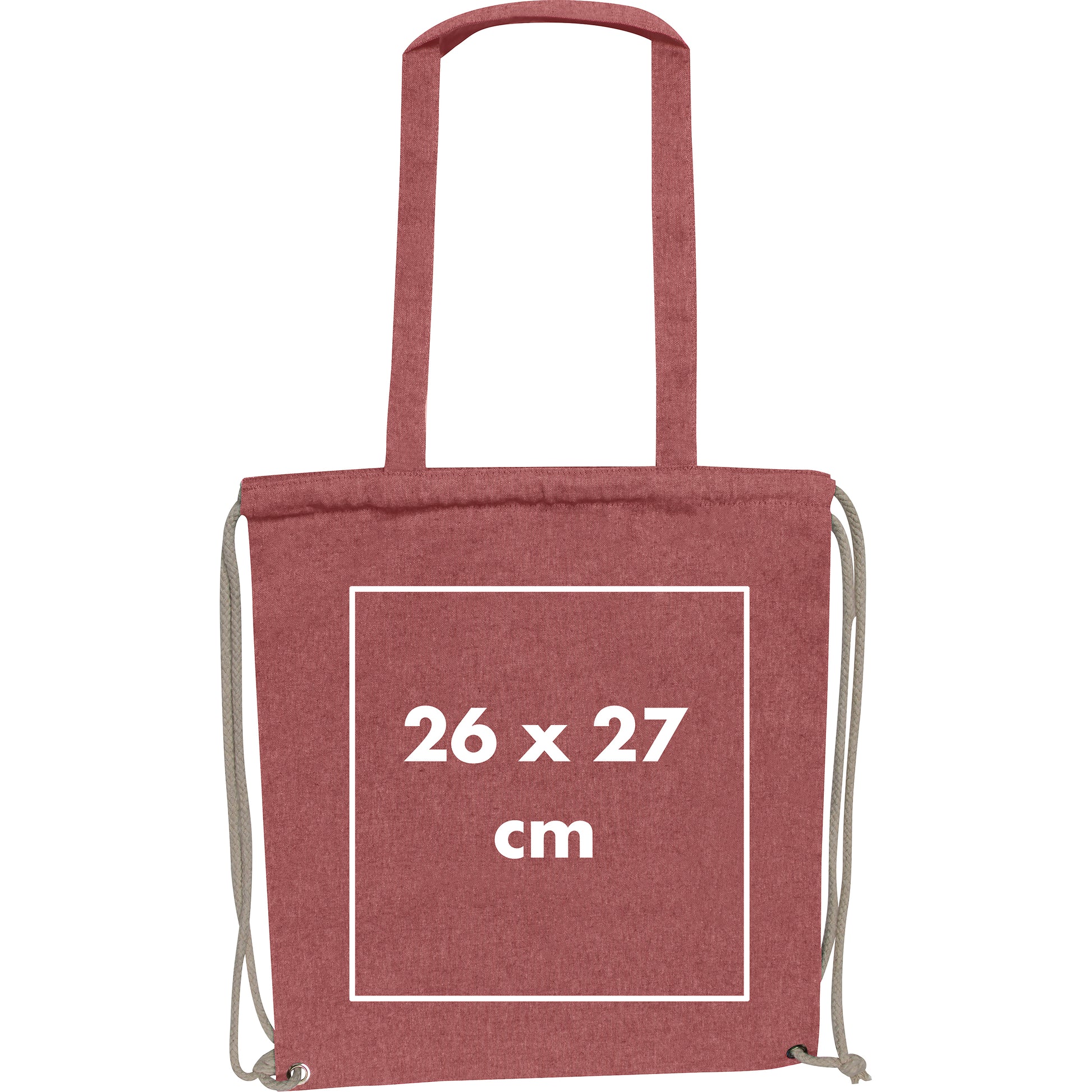 Gymbag aus recycelter Baumwolle VOLKER