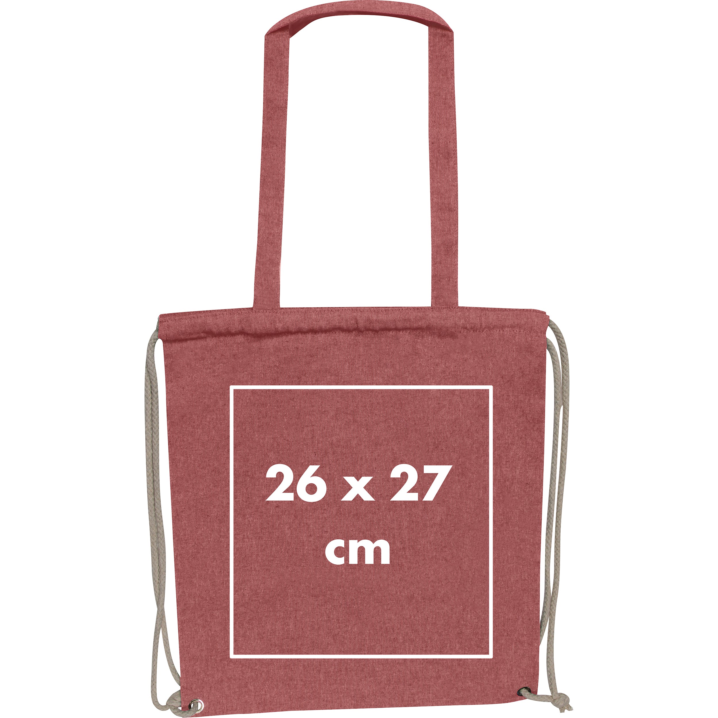 Gymbag aus recycelter Baumwolle VOLKER