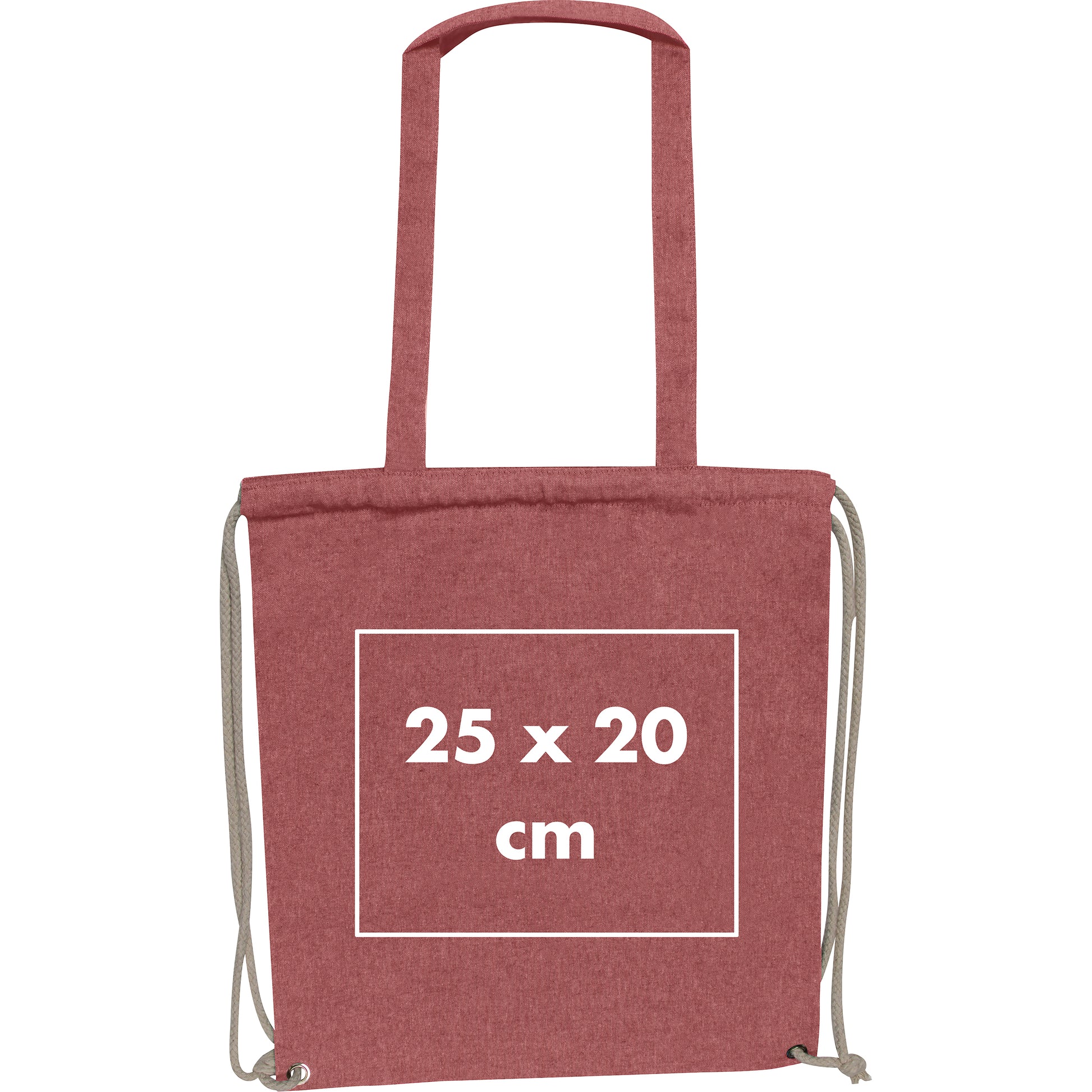 Gymbag aus recycelter Baumwolle VOLKER